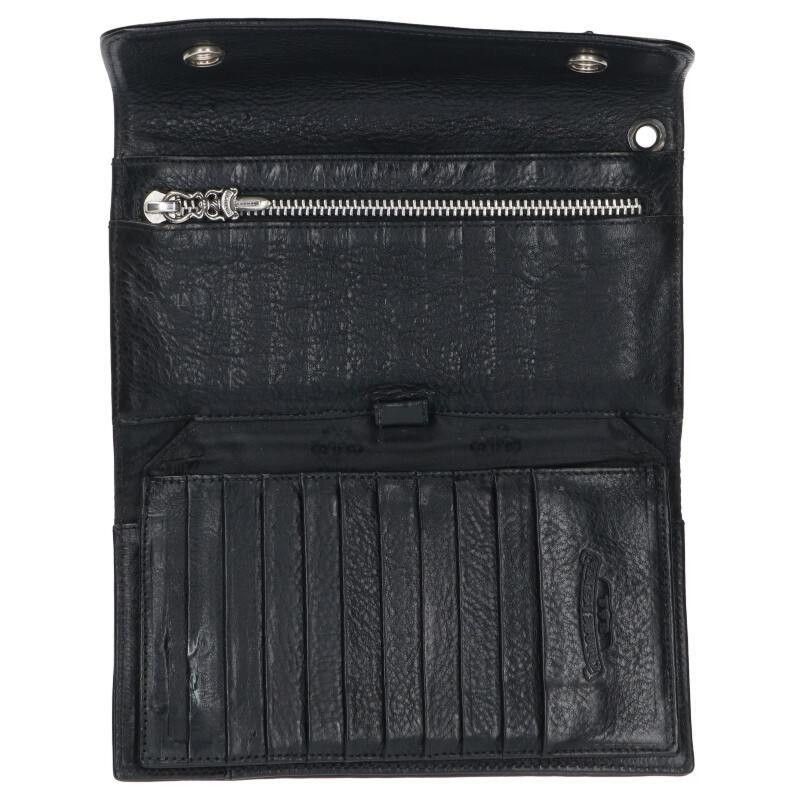 全信頼を寄せる Hearts Chrome Hearts Chrome Wave Wallet Leather Ball Cross 小物