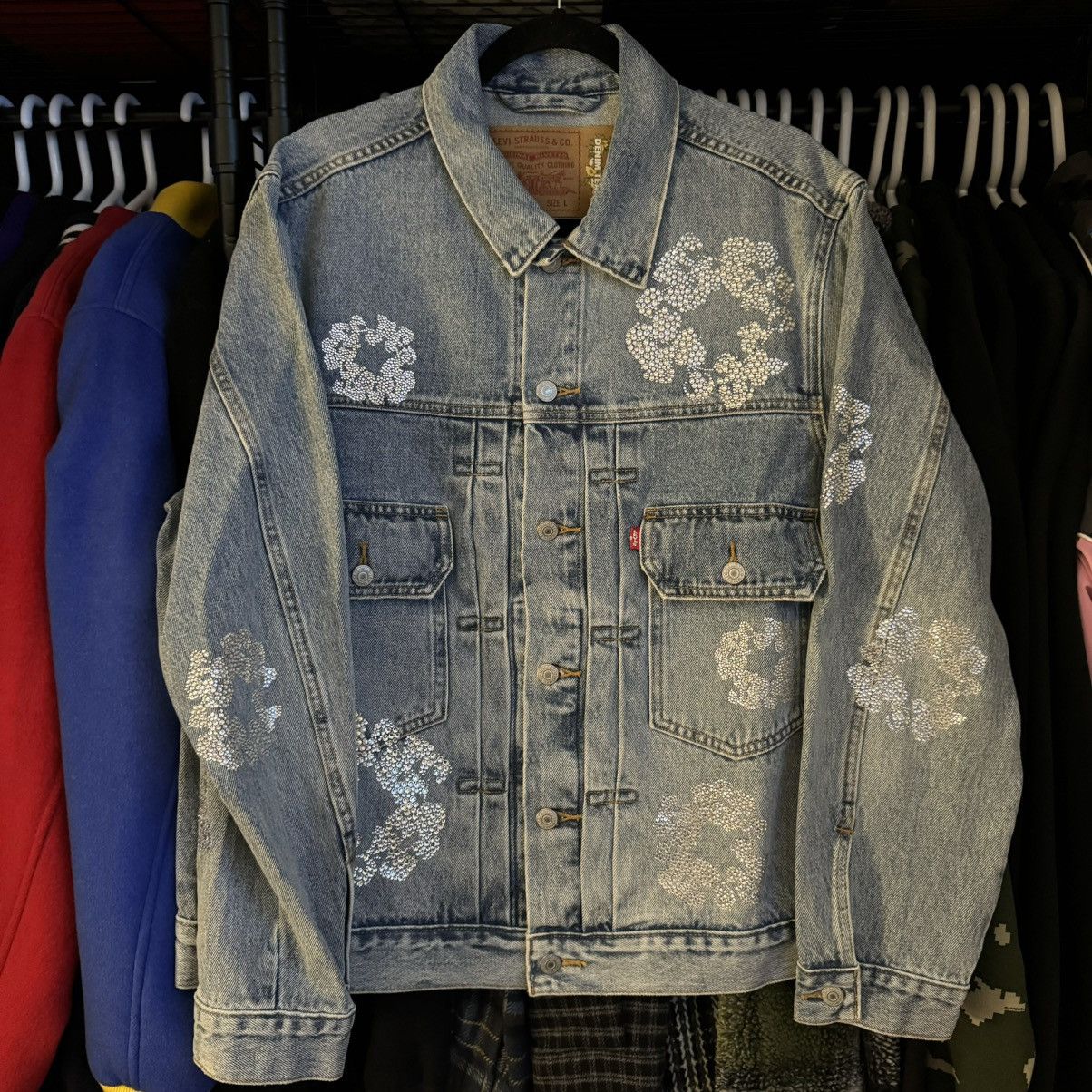 Streetwear Denim Tears “Bust Down” Levi's Denim Jacket | Grailed