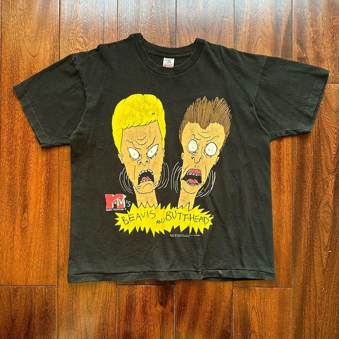 Vintage Vintage Beavis and Butthead 1993 Tee Size US M / EU 48-50 / 2 - 1 Thumbnail