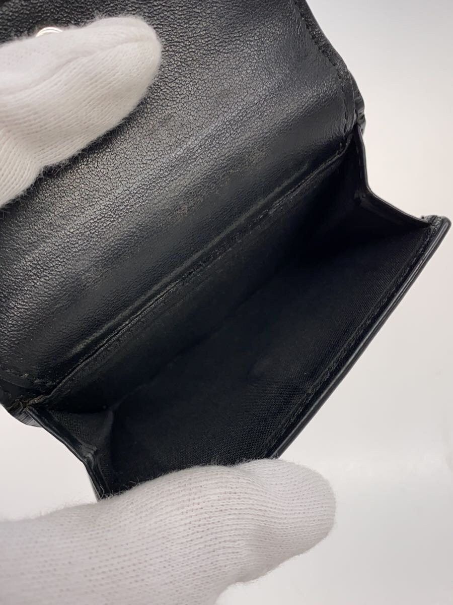 Dior Dior Leather Tri-Fold Wallet Black Size ONE SIZE - 5 Thumbnail