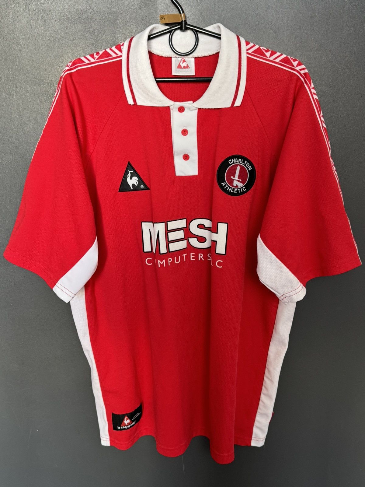 Le Coq Sportif Charlton Athletic 98/00 Home Football Jersey Size US XXL / EU 58 / 5 - 1 Thumbnail