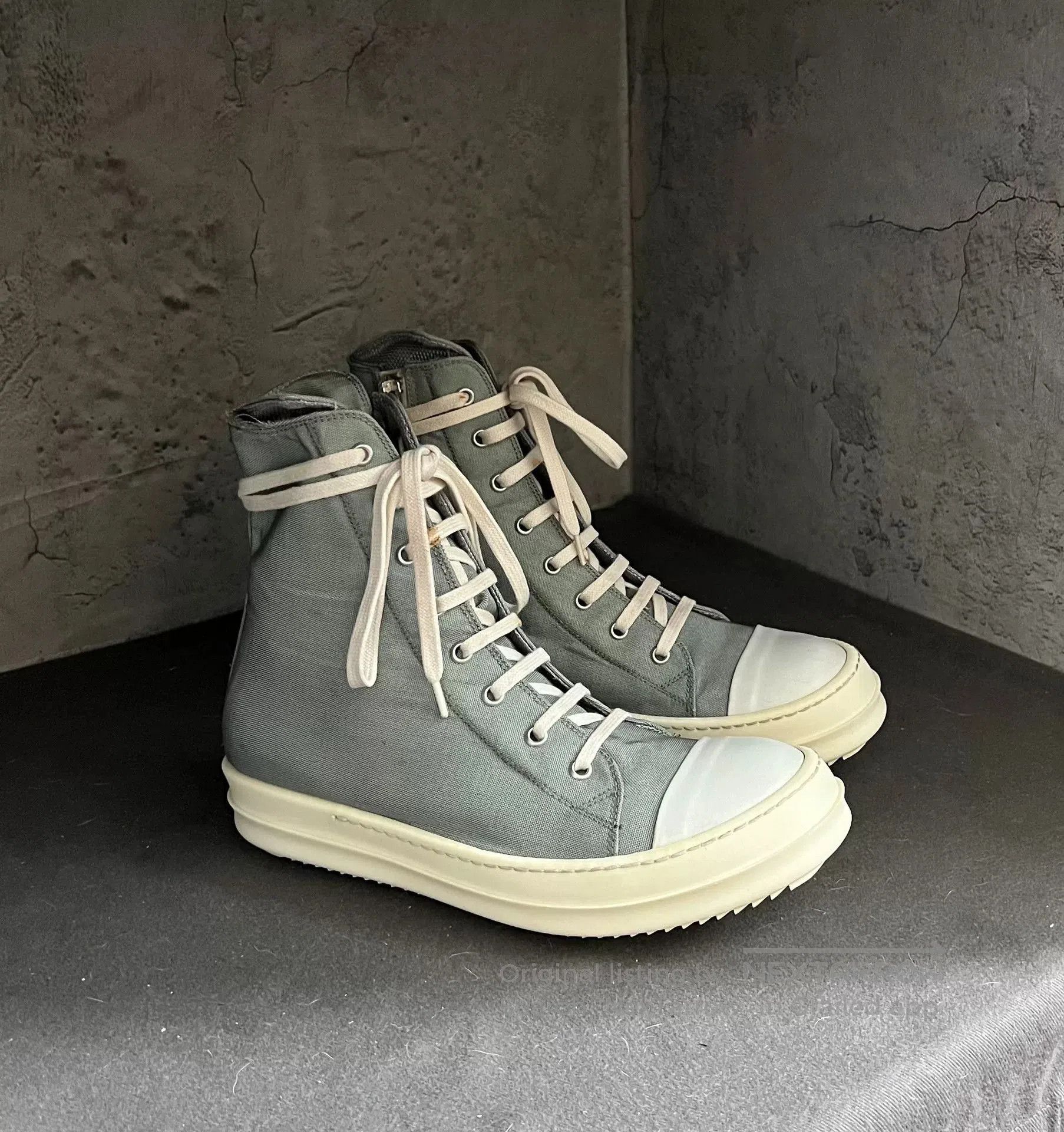 Rick Owens Rick Owens Sample Blue Satin High. Size US 6.5 / EU 39-40 - 2 Thumbnail