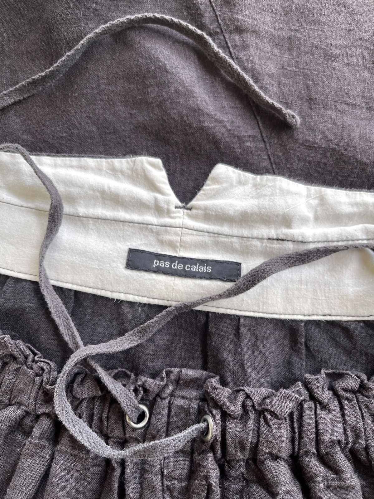Pas de Calais Avantgarde Drop Croth Baggy Harem Pants Size US 30 / EU 46 - 4 Thumbnail