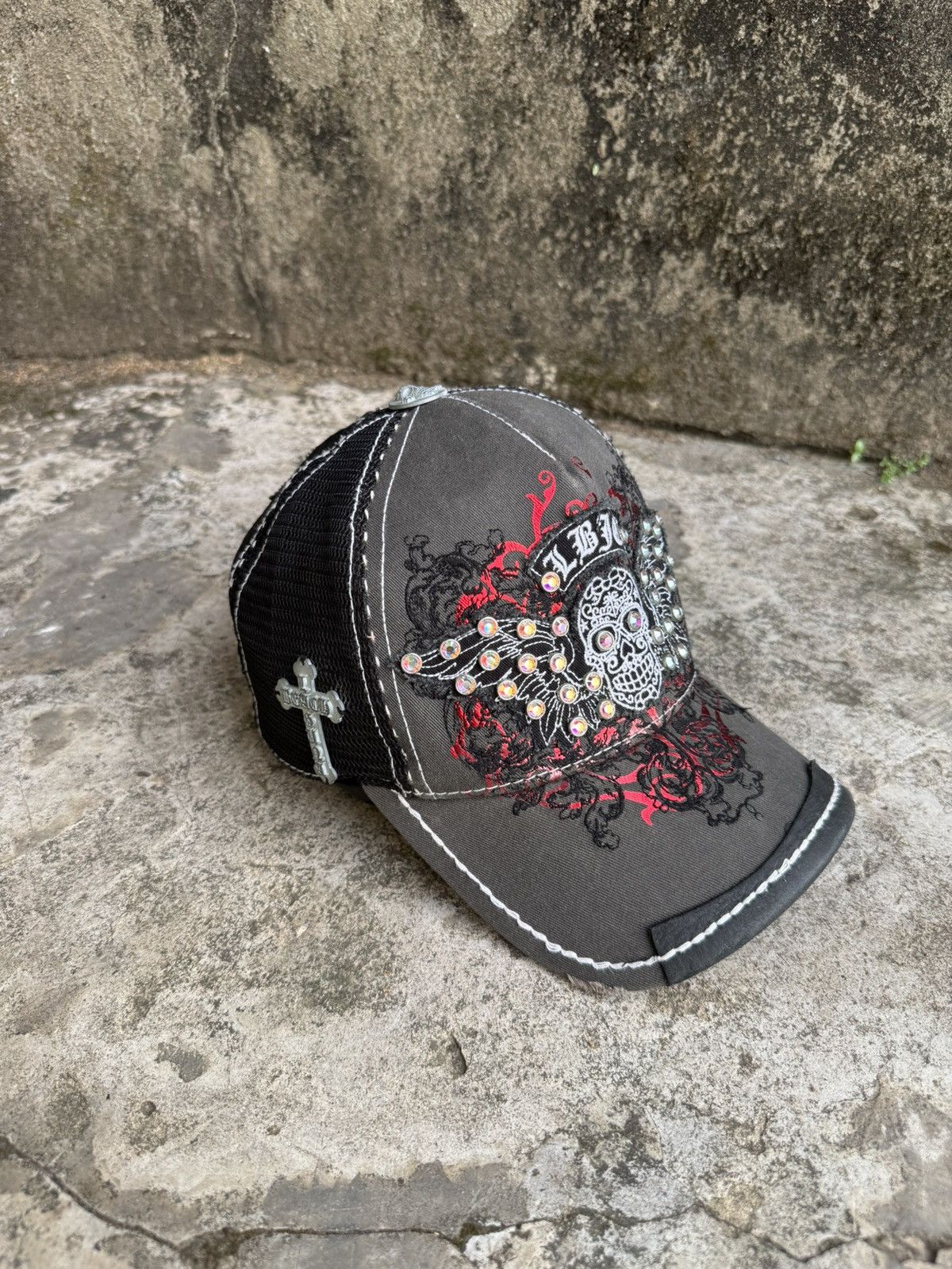 If Six Was Nine × Japanese Brand × Le Grande Bleu (L.G.B.) Y2k Studded Skull Laguna Beach Ifsixwasnine Lgb Style Size ONE SIZE - 2 Thumbnail