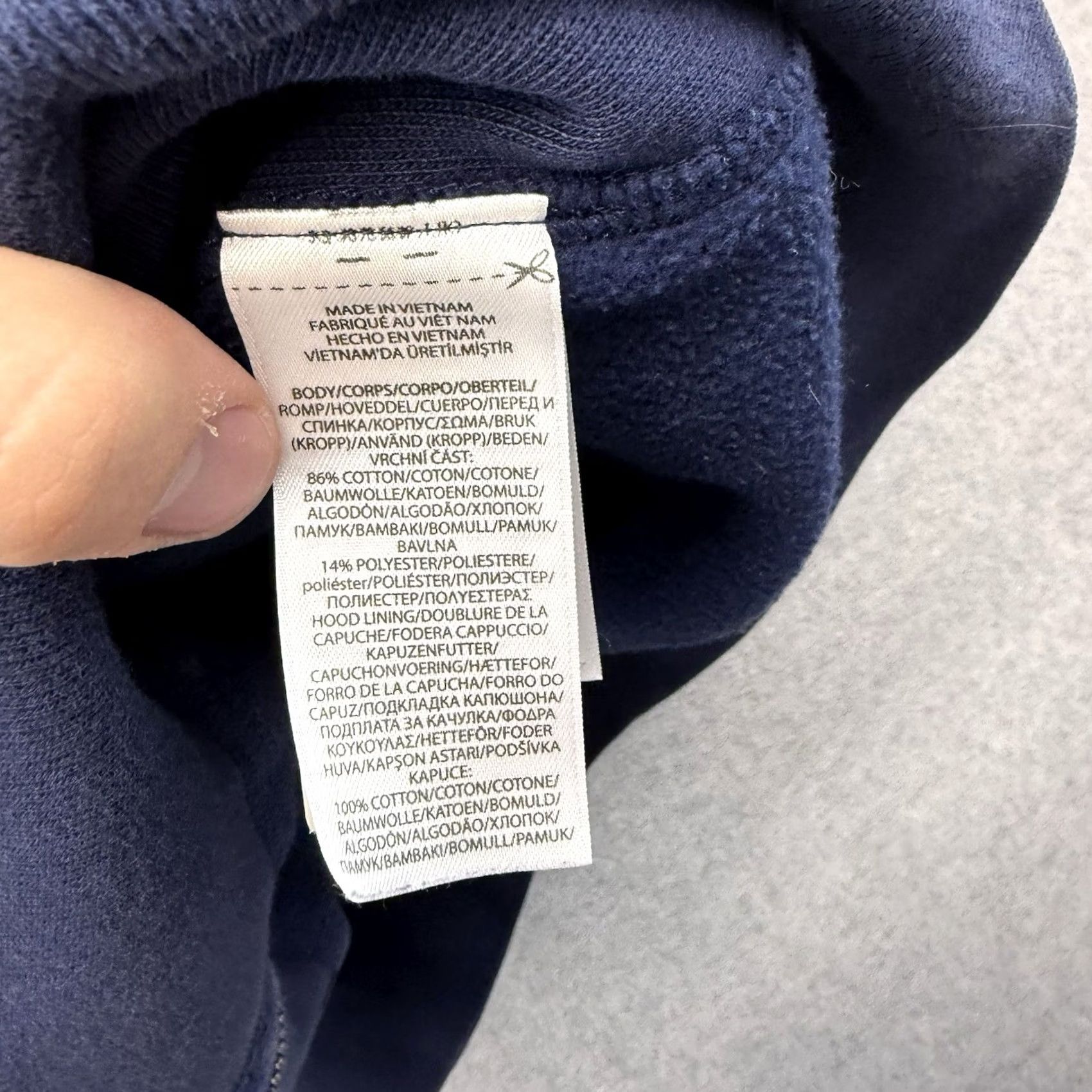 Polo Ralph Lauren Polo Ralph Lauren Hoodie Full Zip Navy Blue XL Mens Lined Hooded Pony Logo Size US XL / EU 56 / 4 - 6 Thumbnail