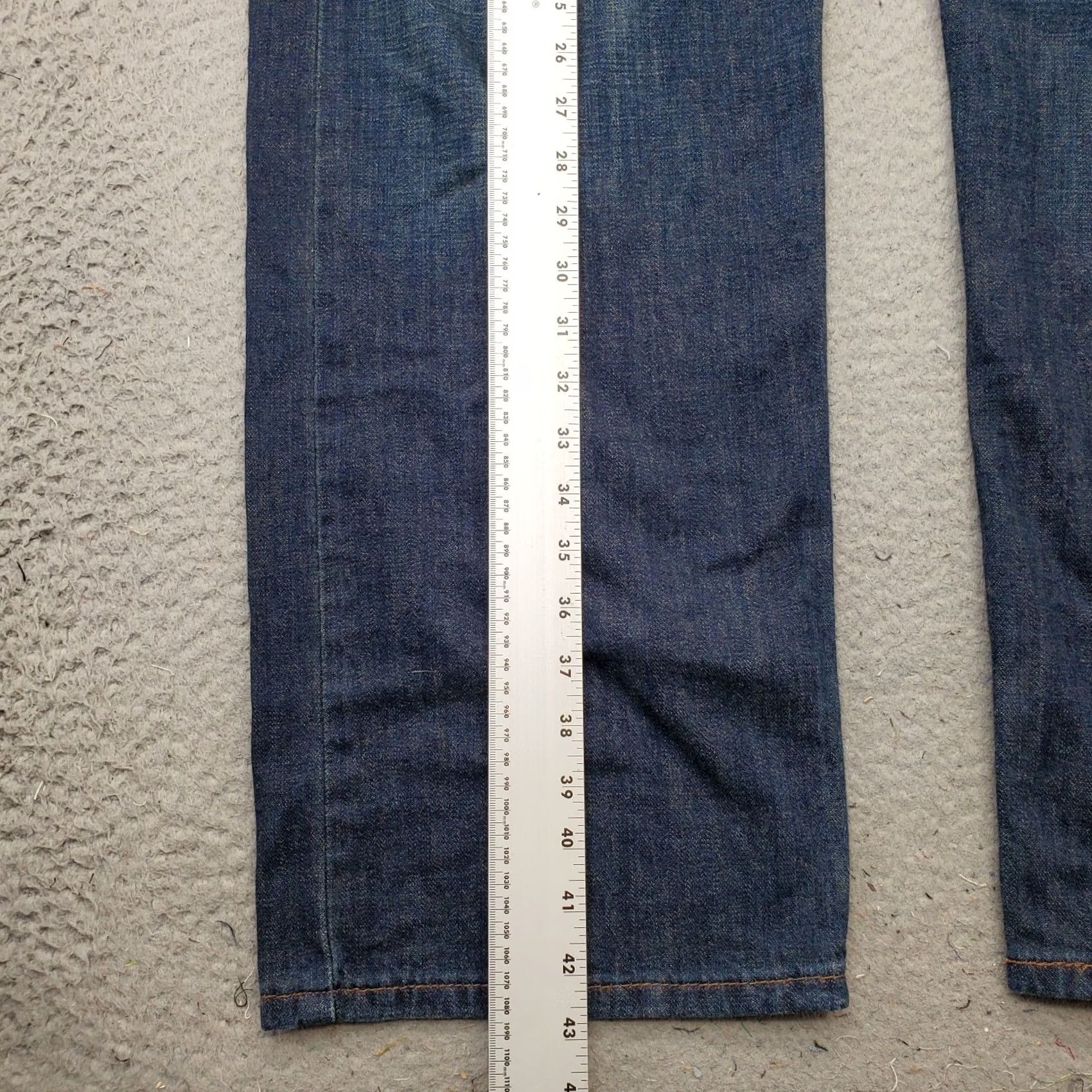 Levi's Levi's Jeans Mens 38x32 Blue Denim Dark Wash Relaxed Fit Wide Leg Red Tab Size US 38 / EU 54 - 3 Thumbnail