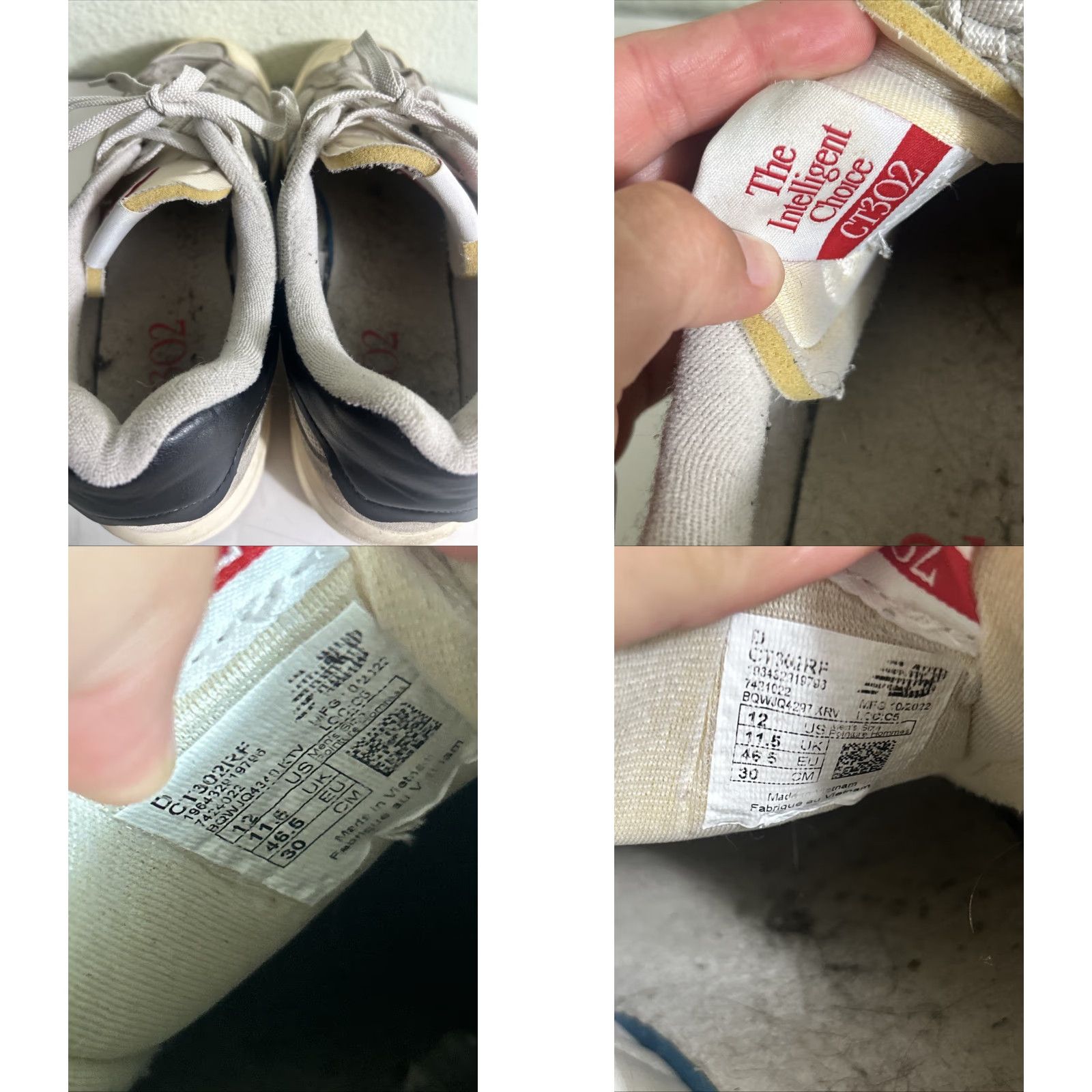 New Balance New Balance CT302 Men’s 12 Moonbeam Navy Sneakers Casual (Ivory Beige Black) - Suede, D Width Size US 12 / EU 45 - 9 Thumbnail