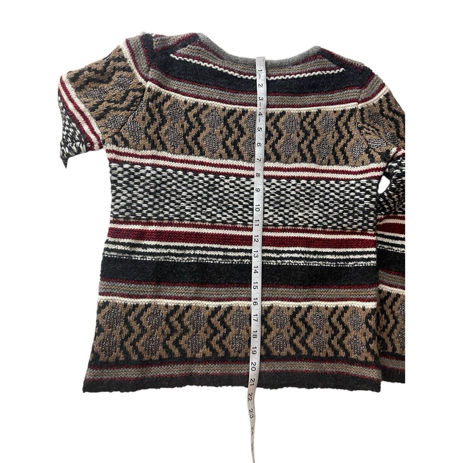 Maje Maje Pullover Wool Blend Red Gray Sweater Size Small NWOT Size S / US 4 / IT 40 - 5 Thumbnail