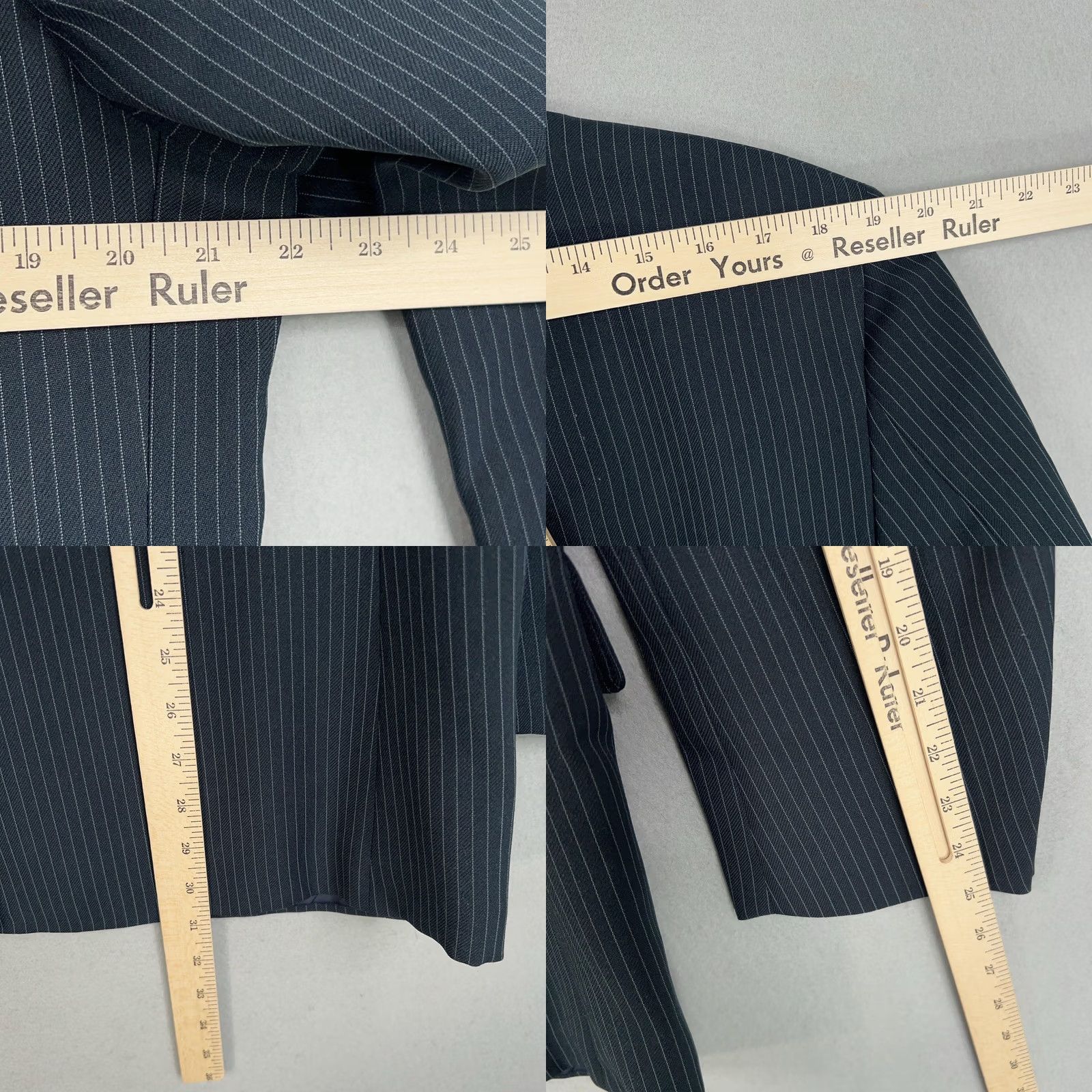 Levi's VINTAGE Levi's Blazer Mens 44R Pinstripe Action Suit Sta Prest Jacket 80s Size 44R - 8 Thumbnail
