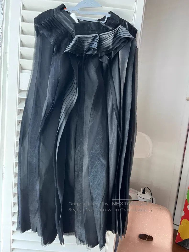 Comme des Garcons Comme Des Garcons Artistic Black Tulle Long Dress Size S / US 4 / IT 40 - 5 Thumbnail
