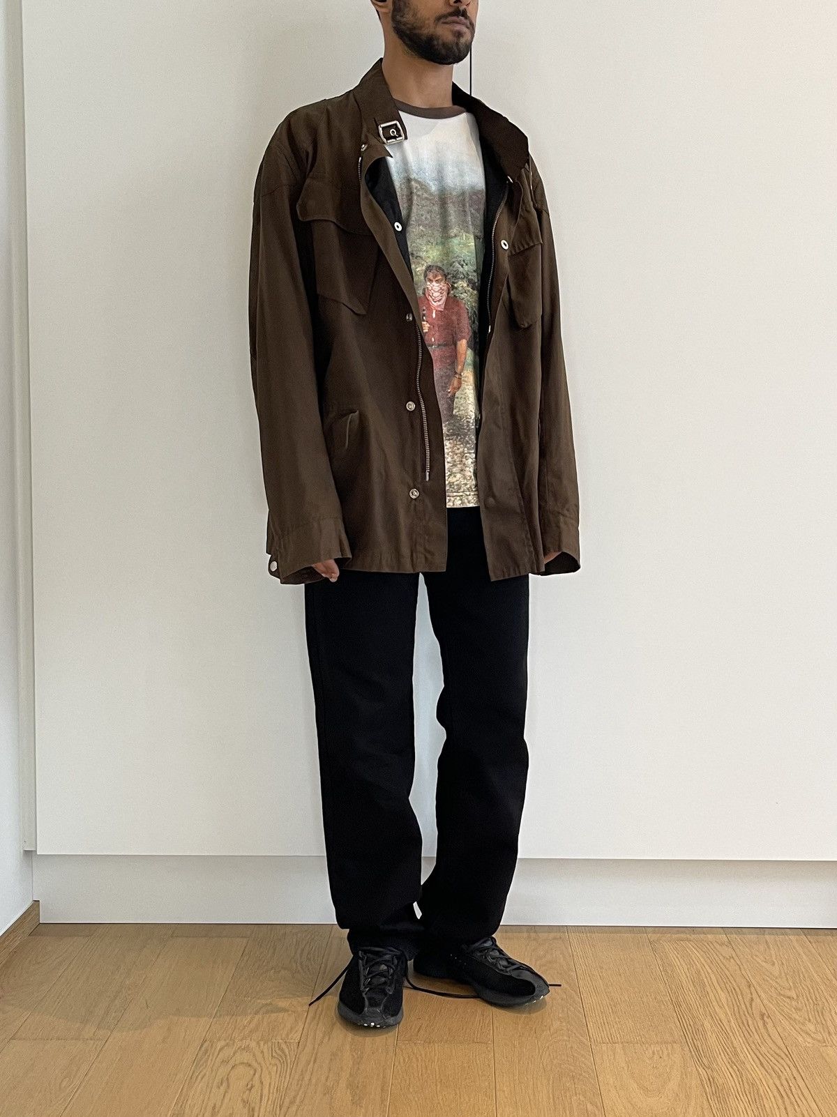 Maison Margiela Maison Martin Margiela FW01 Brown Cotton Field Jacket Size US L / EU 52-54 / 3 - 3 Thumbnail