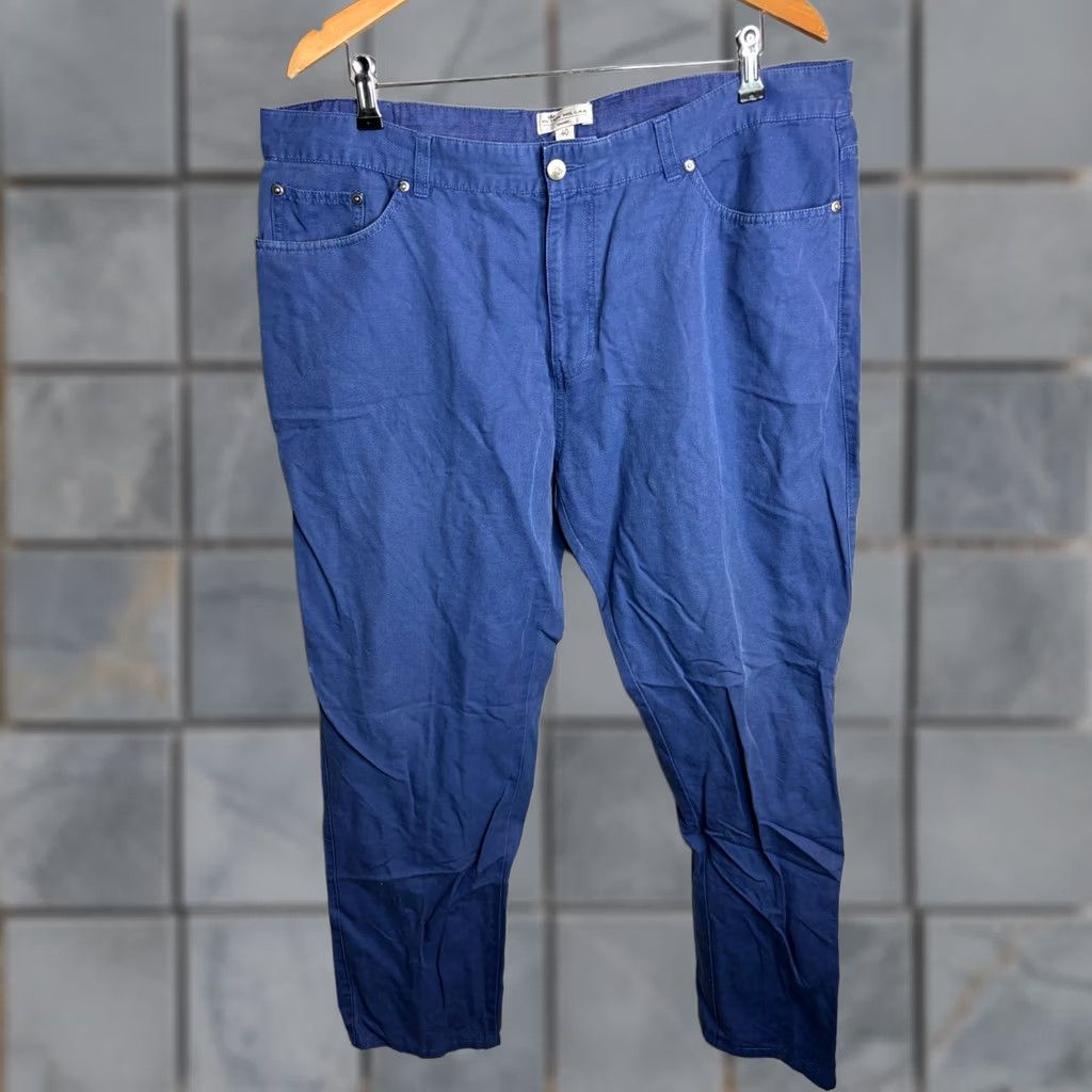 Peter Millar Peter Millar Crown Seaside Pants Men’s 40 Blue Chino Classic Golf Casual 5563 Size US 40 / EU 56 - 1 Thumbnail
