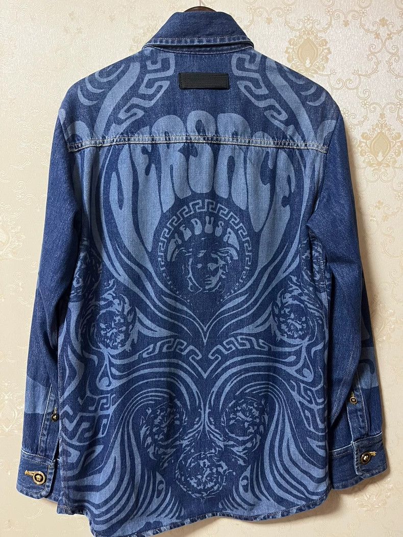 Versace Versace Letter-embroidered cotton sweater Size US M / EU 48-50 / 2 - 5 Thumbnail