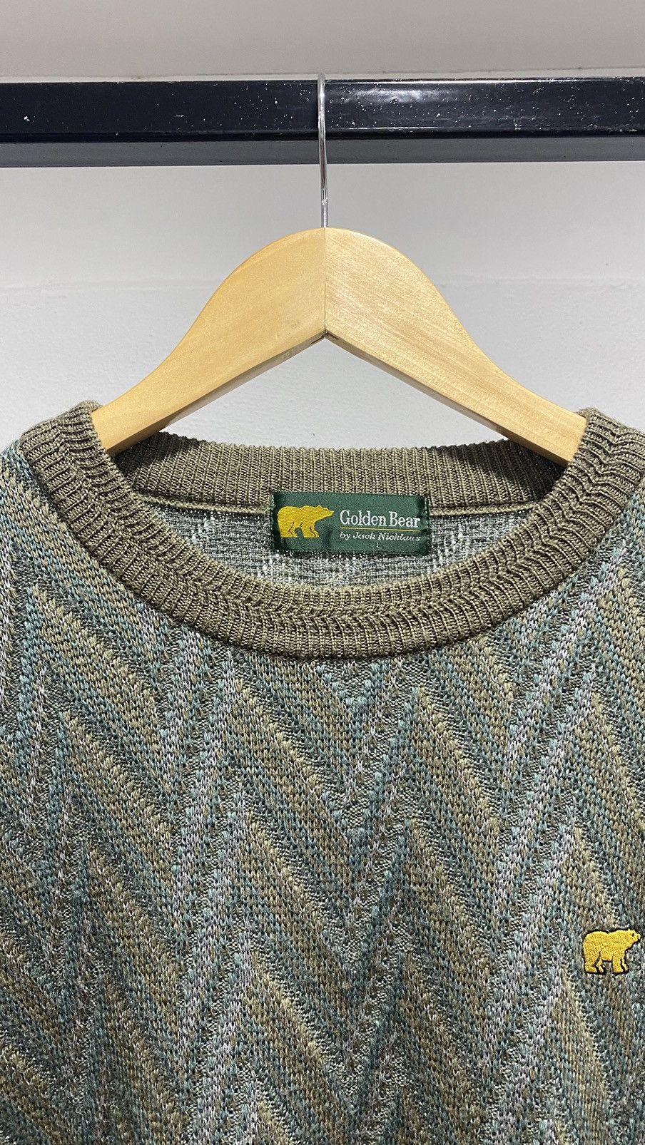 Aran Isles Knitwear × Golden Bear Acne Studios Inspired Knit Sweater by Golden Bear Size US L / EU 52-54 / 3 - 5 Thumbnail