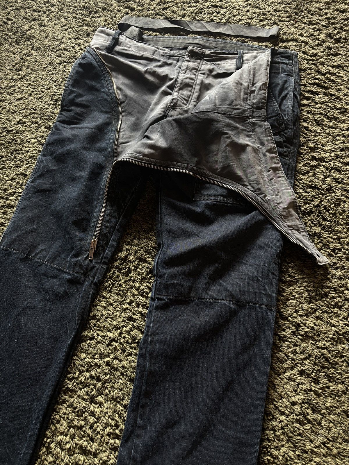 Rick Owens Drkshdw AW07 Rick Owens Drkshdw Air Cut Double Layers Size US 34 / EU 50 - 5 Thumbnail