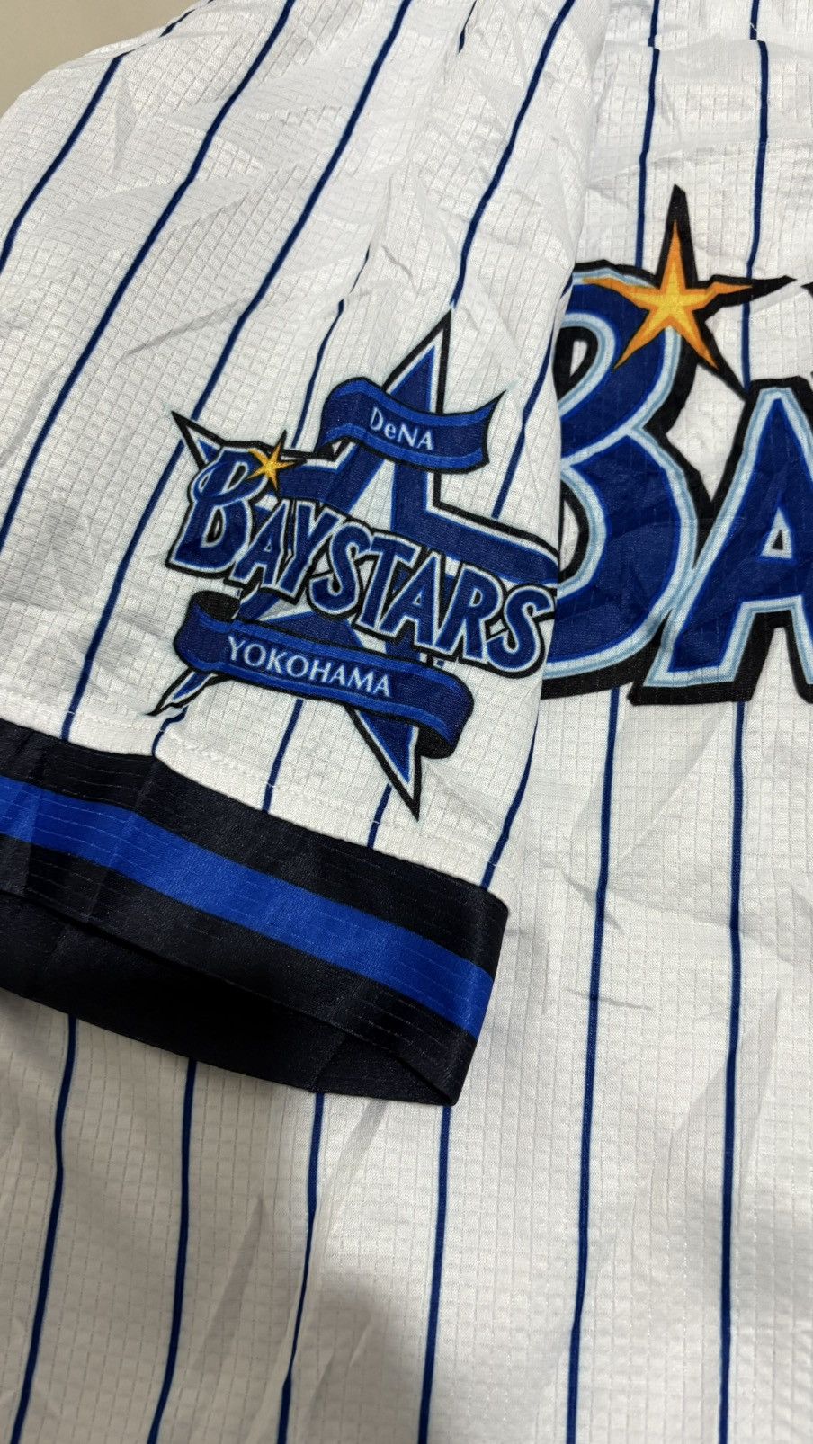 Japanese Brand Yokohama Dena Baystars Japanese Baseball Jersey kajitani Size US L / EU 52-54 / 3 - 4 Thumbnail