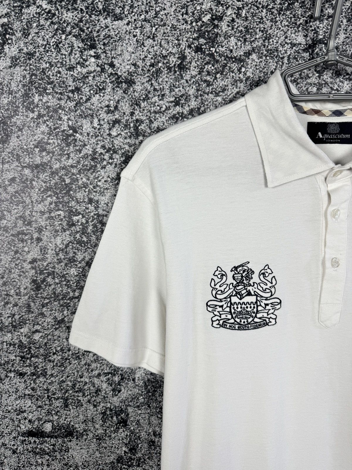 Aquascutum Men’s Aquascutum London Short Sleeve Polo Shirt Size XL Size US XL / EU 56 / 4 - 3 Thumbnail