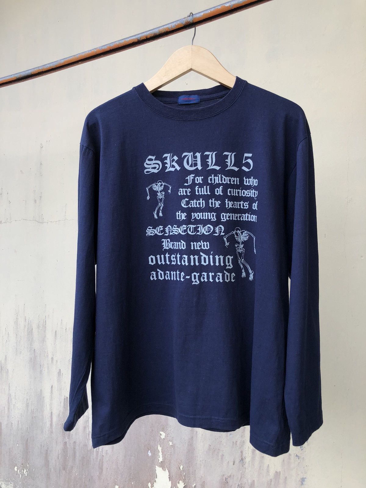 Japanese Brand Vincere Japanese Skull Poem Adante-Garade AKA Avant Garde Size US L / EU 52-54 / 3 - 19 Thumbnail