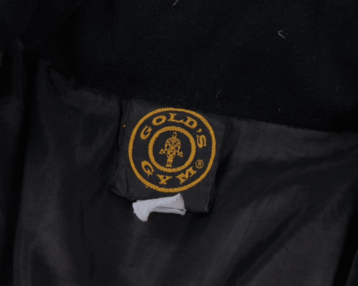 Vintage GOLDS GYM Down Black Puffer Jacket Size M / US 6-8 / IT 42-44 - 15 Thumbnail