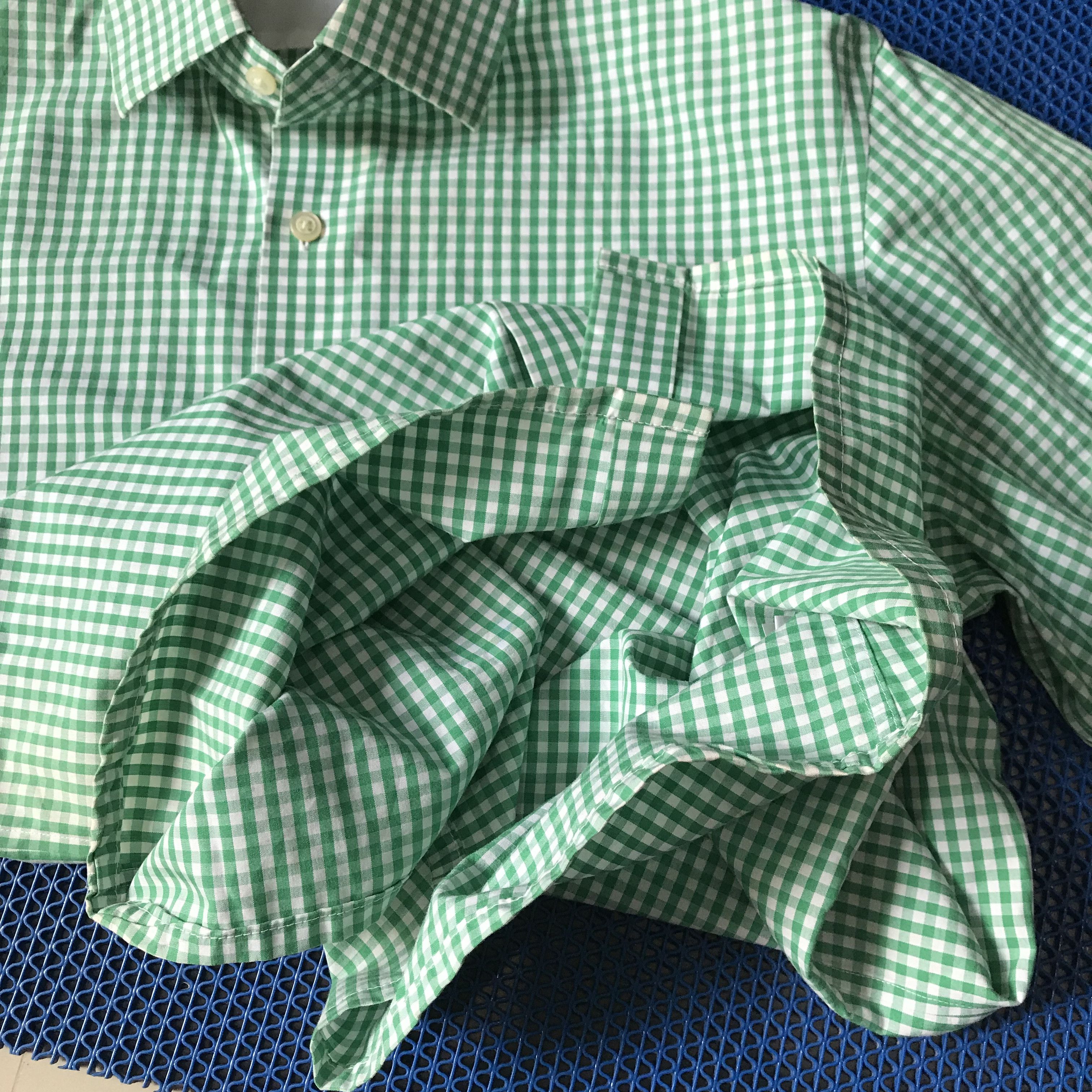 Banana Republic Banana Republic serenity Green gingham tartan size M officer Size US M / EU 48-50 / 2 - 14 Thumbnail