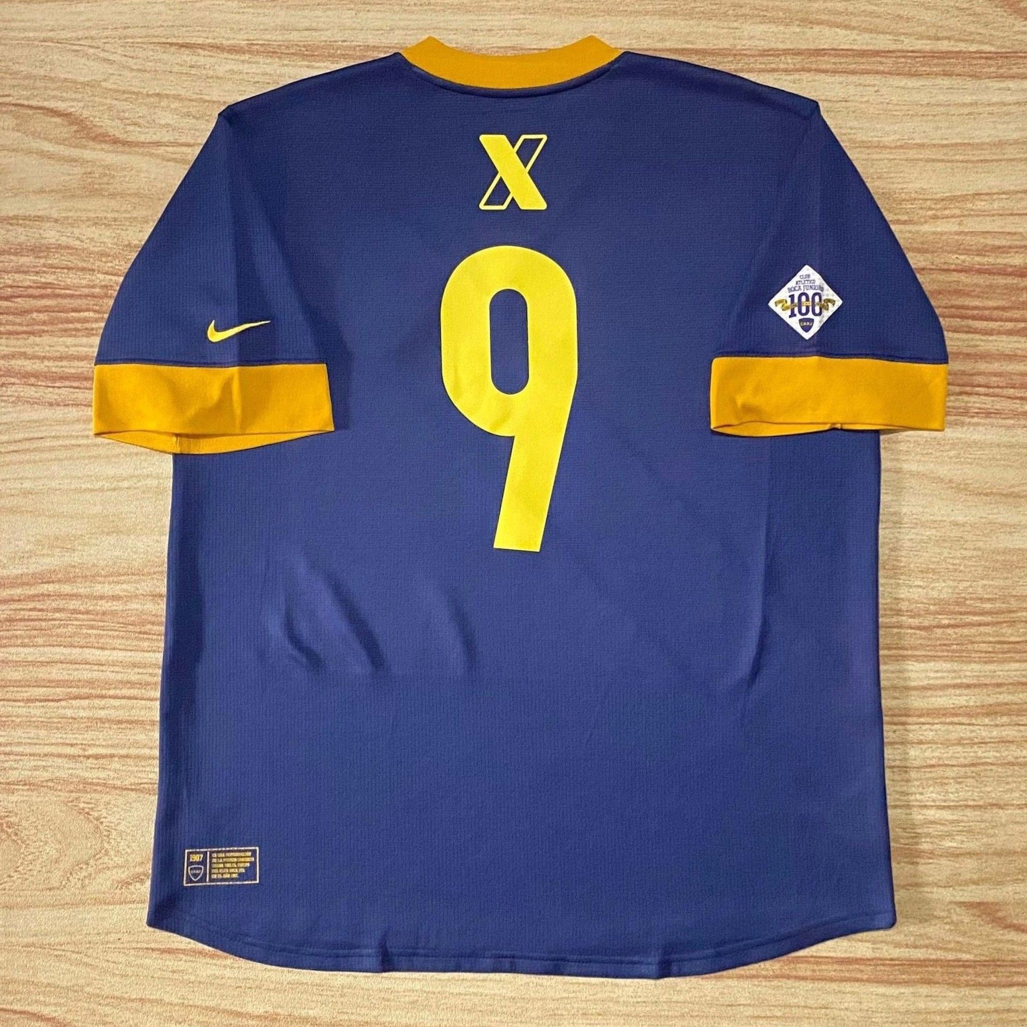 Nike Boca Juniors 2005 Centenary Jersey Martin Palermo Size US XL / EU 56 / 4 - 2 Thumbnail