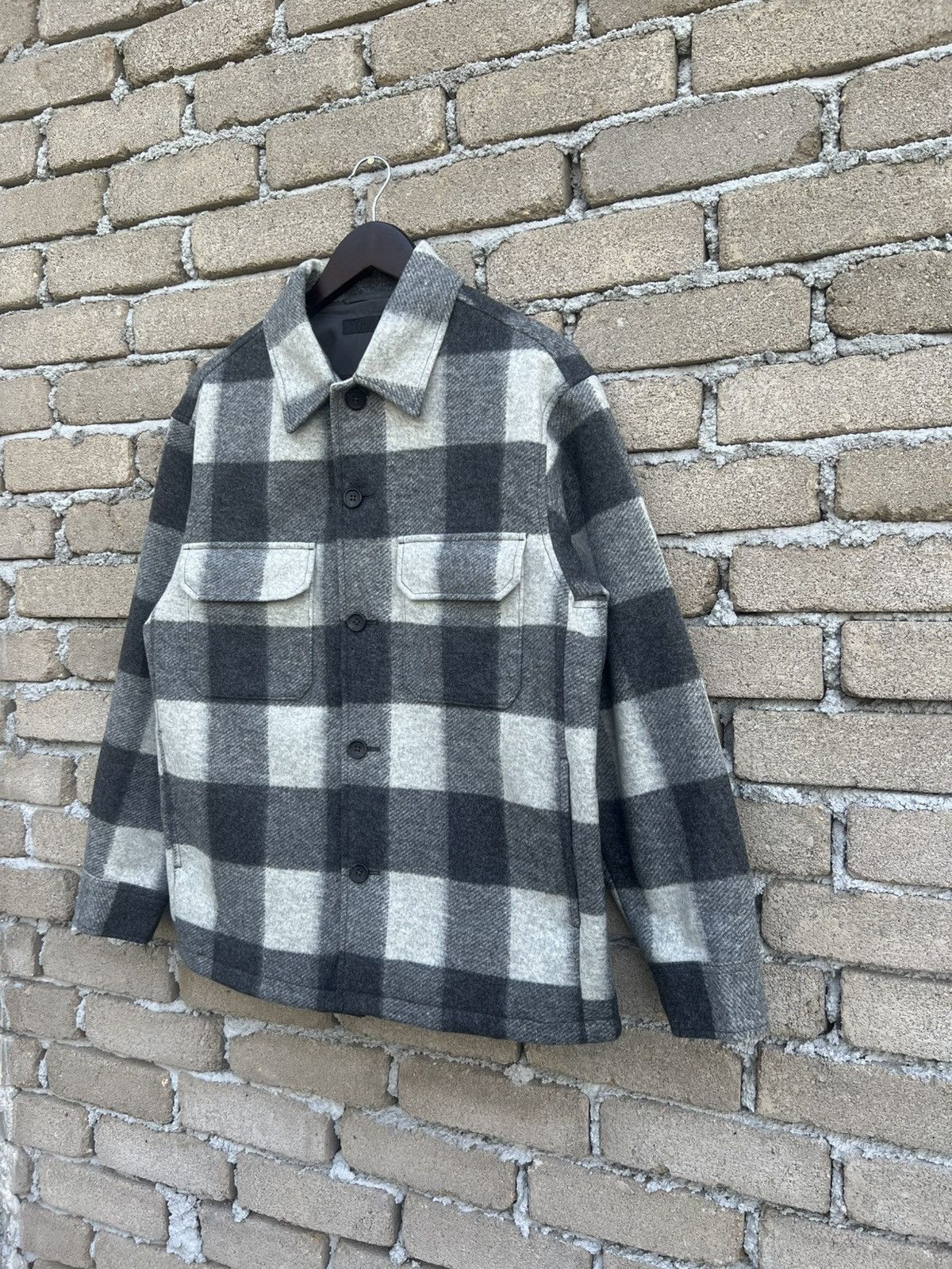 Japanese Brand Japanese Brand Uniqlo Wool Plaid Tartan Jacket Size US M / EU 48-50 / 2 - 4 Thumbnail