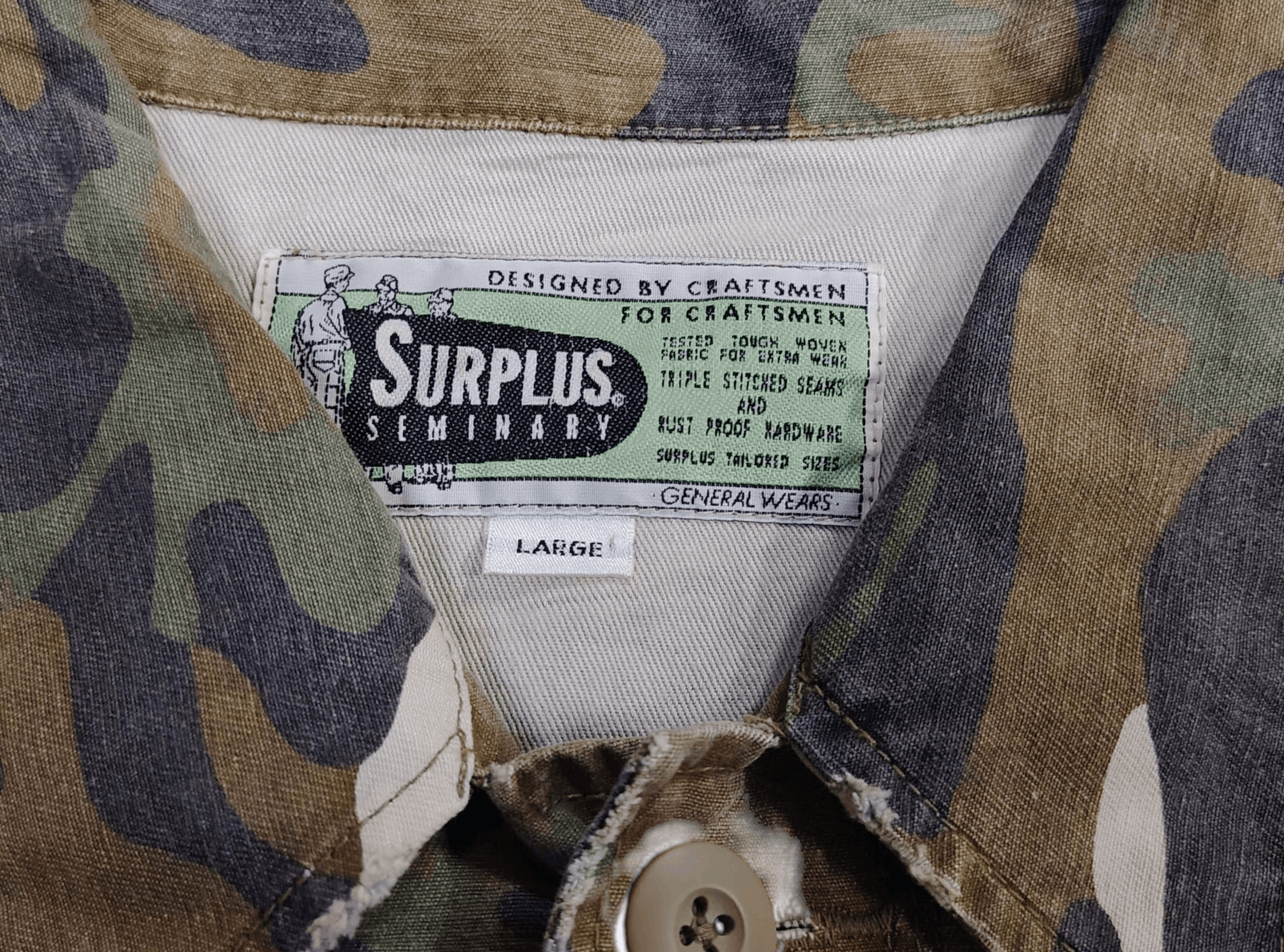 Japanese Brand surplus camouflage jacket Size US L / EU 52-54 / 3 - 10 Thumbnail