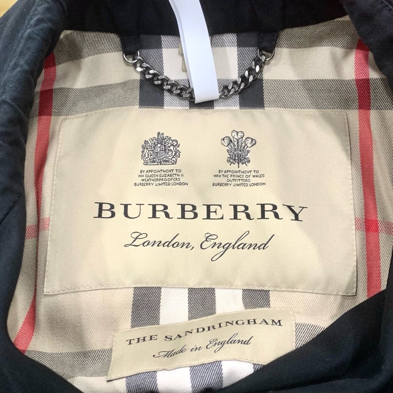 Burberry [Burberry] Double-Breasted Belted Trench Coat 38 Black Size XS / US 0-2 / IT 36-38 - 2 Thumbnail