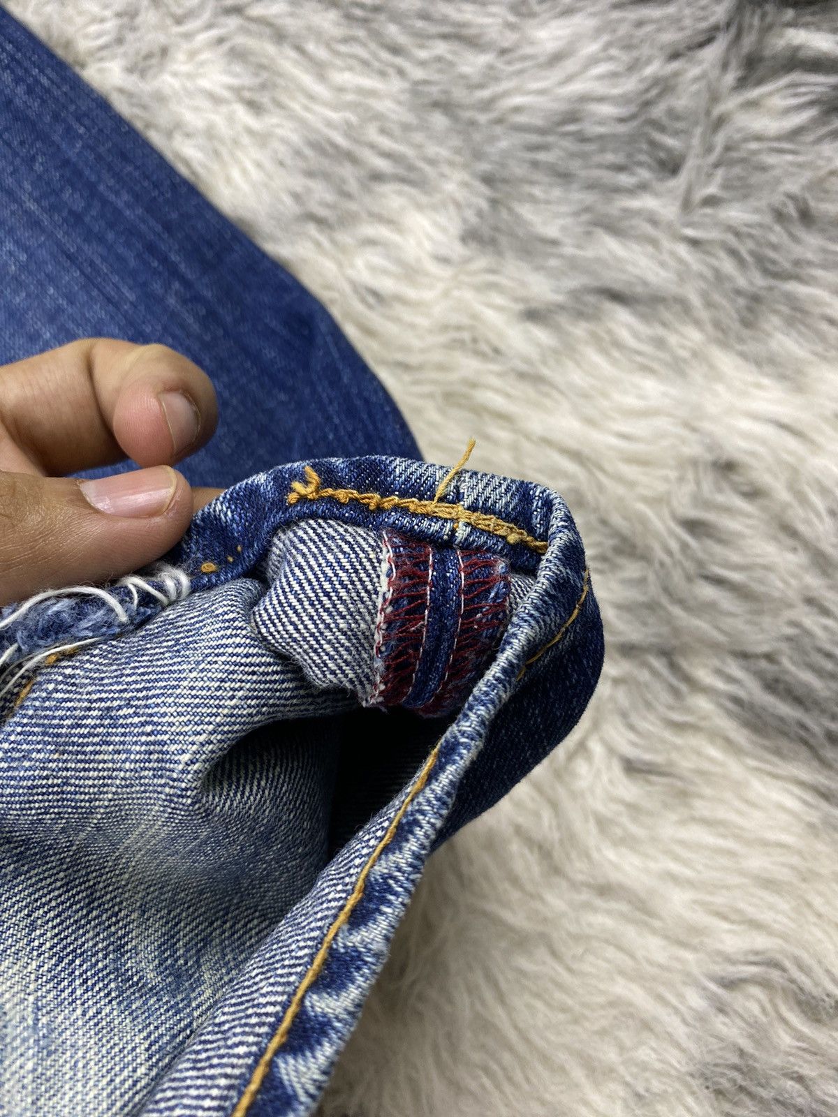 Evisu EVISU No.3 by Yamane Leather Patch Iconic Seagull Denim Size US 34 / EU 50 - 18 Thumbnail