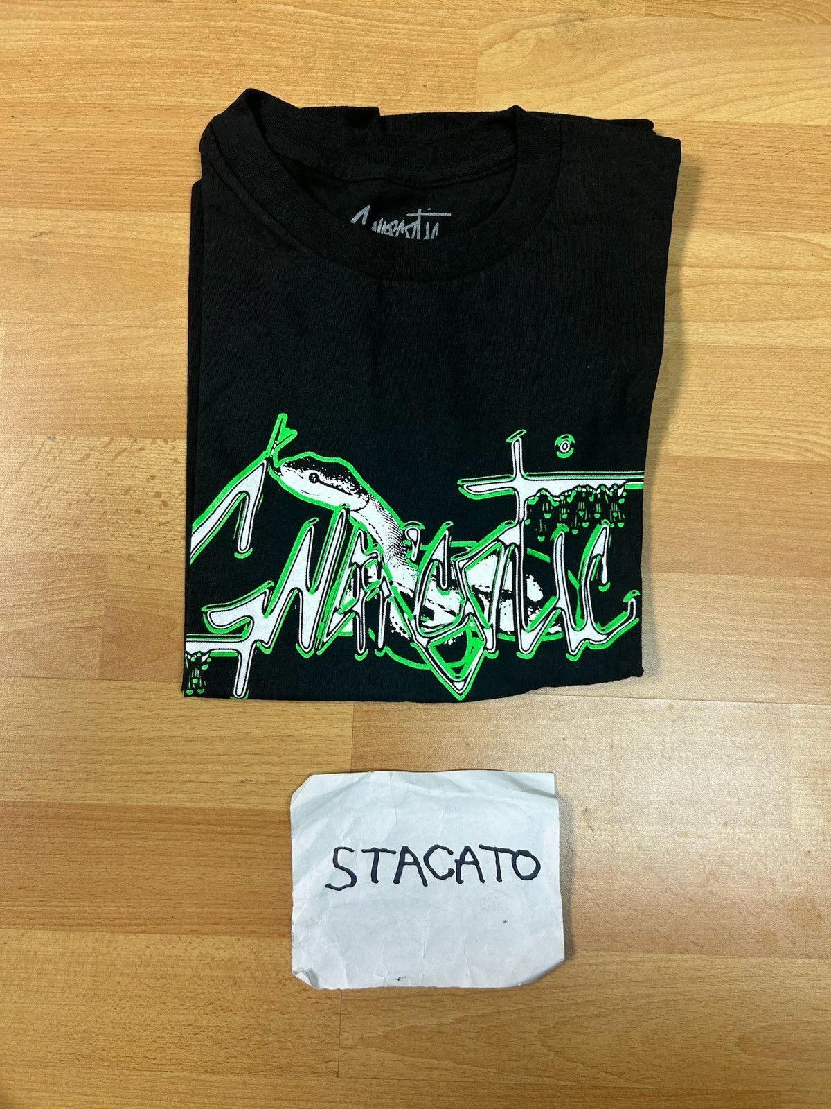 Gnarcotic Gnarcotic Lil Gnar Snake Tee Black/Green Size US S / EU 44-46 / 1 - 5 Thumbnail