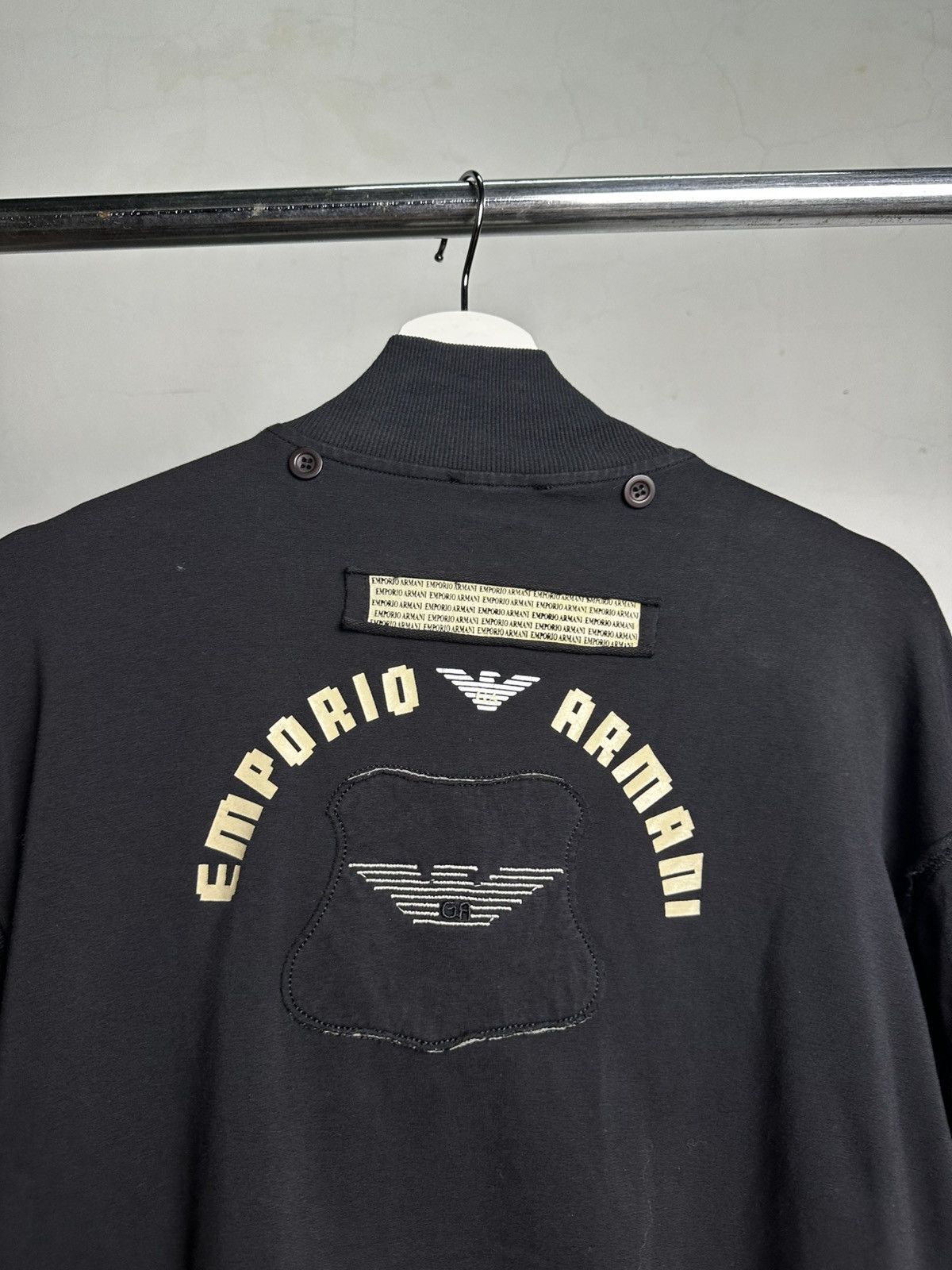 Emporio Armani Emporior Armani Double Zip Front Biker Sweat Jacket Size US L / EU 52-54 / 3 - 7 Thumbnail