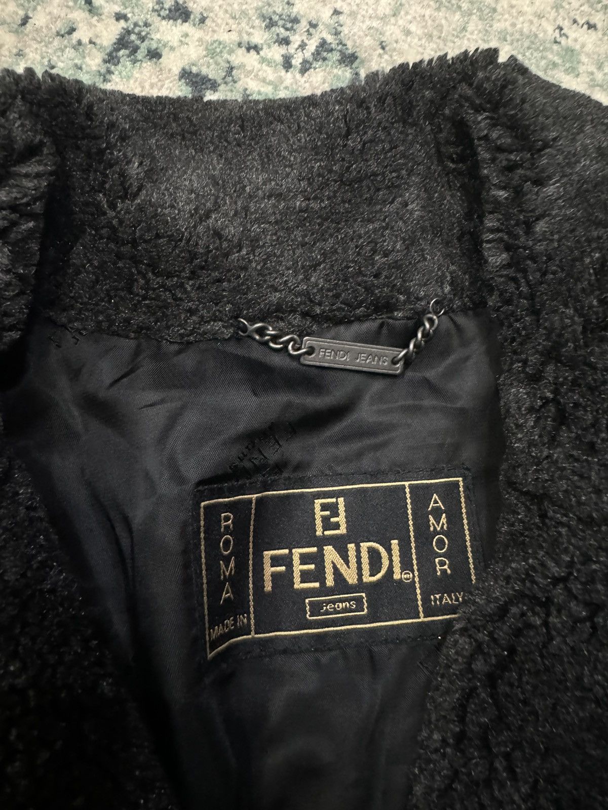 Fendi VINTAGE FENDI ROMA ITALY SHEARLING DOUBLE BREASTED JACKET Size US M / EU 48-50 / 2 - 5 Thumbnail