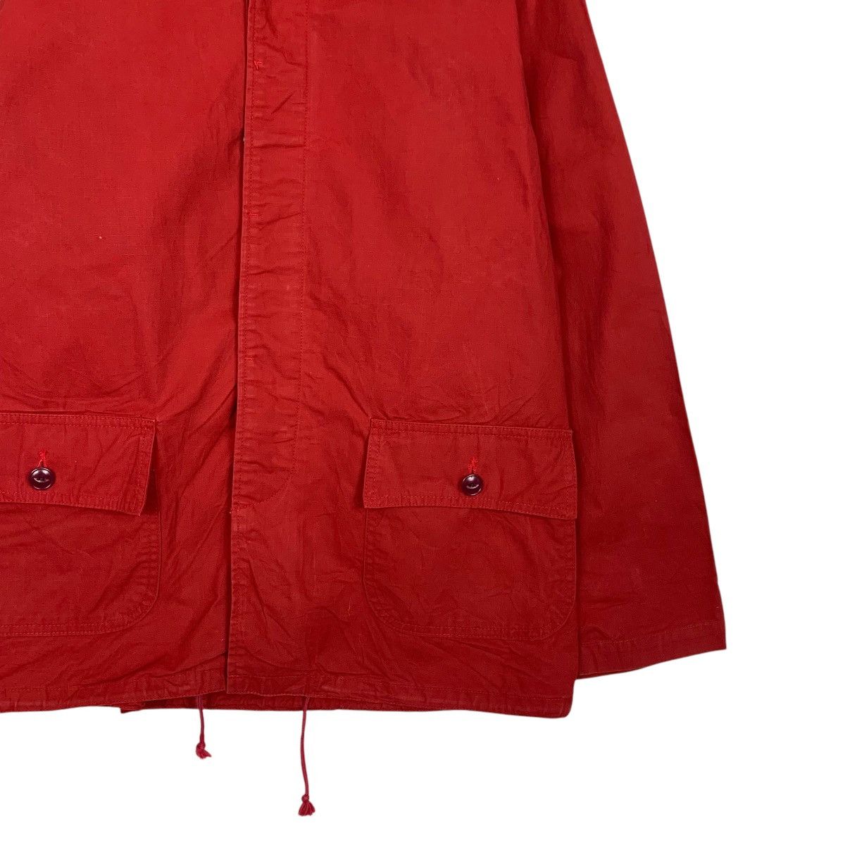 Vintage 90s Vintage HIGH QUALITY FABRIC Hooded Jacket #2680-C120 Size US M / EU 48-50 / 2 - 4 Thumbnail