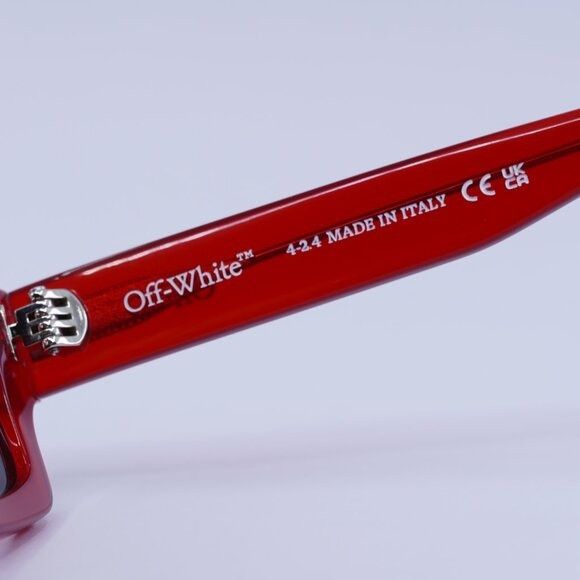 Off-White 🕶️New Off-White OERI135 MIRAMAR 2507 Sunglasses - Red Frame Size ONE SIZE - 8 Thumbnail