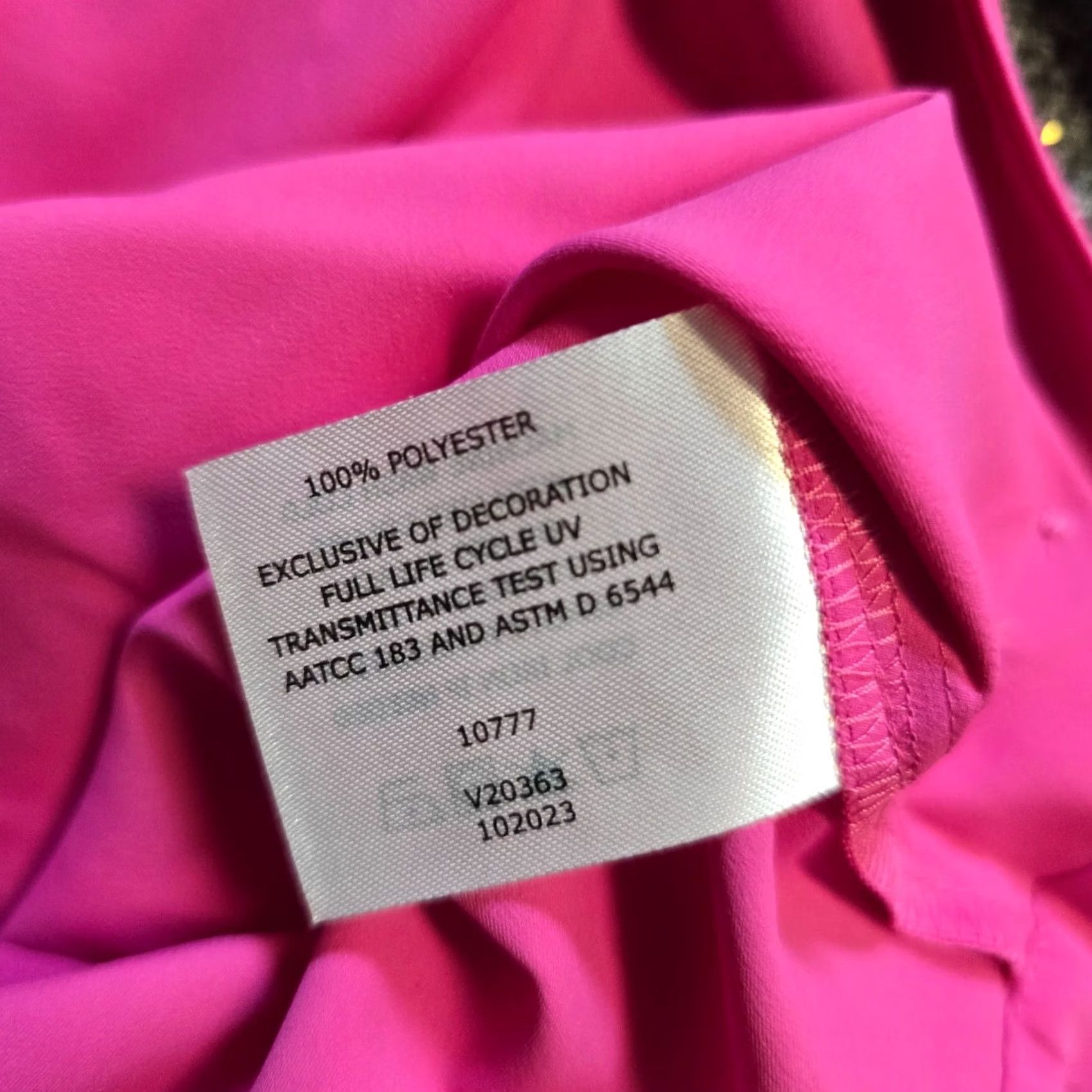Pinko VINTAGE Coolibar Dress Women XL Pink Floral Tropical Vizcaya Wrap UPF Lightweight Knit Sundress Shift Womens Size XL / US 12-14 / IT 48-50 - 7 Thumbnail