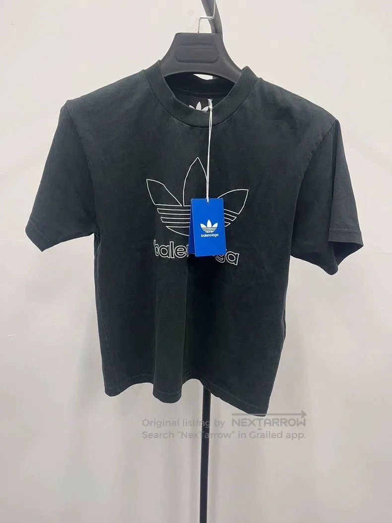 Balenciaga Balenciaga x adidas Logo Short Sleeve T. Size US M / EU 48-50 / 2 - 1 Thumbnail