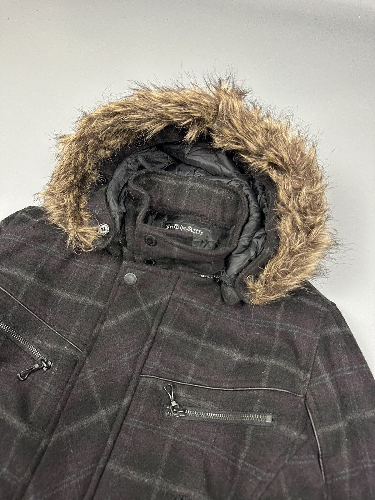 14th Addiction × In The Attic In The Attic Checked Hooded Jacket Size US M / EU 48-50 / 2 - 6 Thumbnail