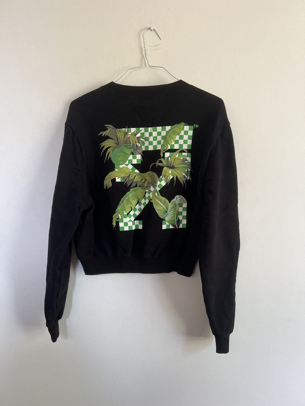 Off white Woman’s Racing Logo Sweater