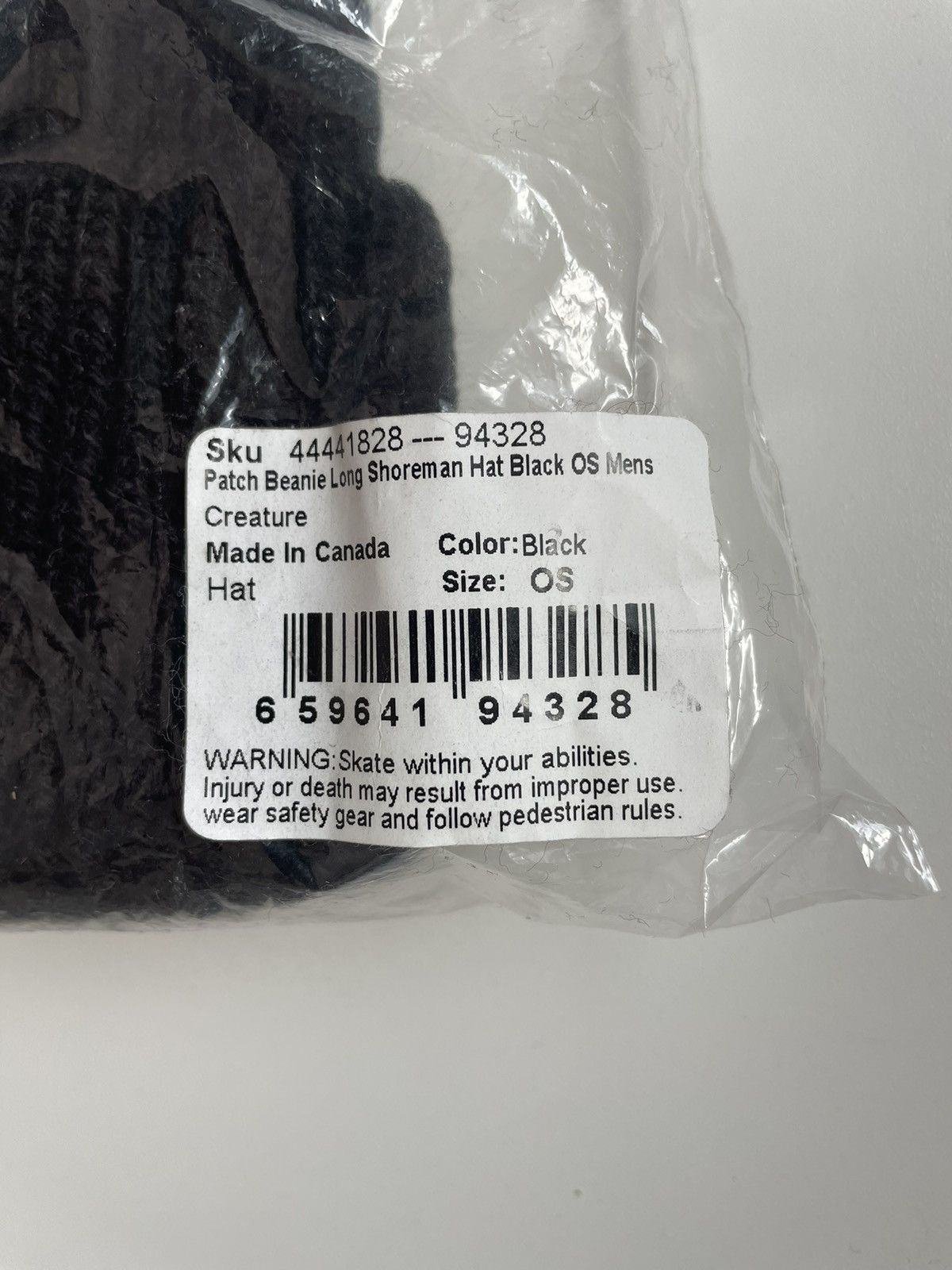 Creature Skateboards Vintage Creature Skateboard Beanie BLACK Size ONE SIZE - 3 Thumbnail