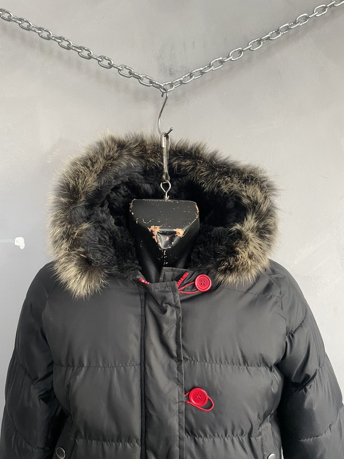 Hysteric Glamour Cropped puff jacket fur hood bomber hysteric glamour y2k Size US M / EU 48-50 / 2 - 6 Thumbnail