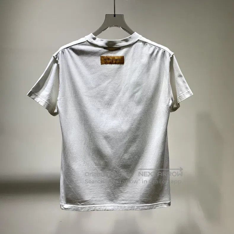 Louis Vuitton Louis Vuitton Solid Embossed Logo Short Sleeve T-shirt Size US XS / EU 42 / 0 - 8 Thumbnail