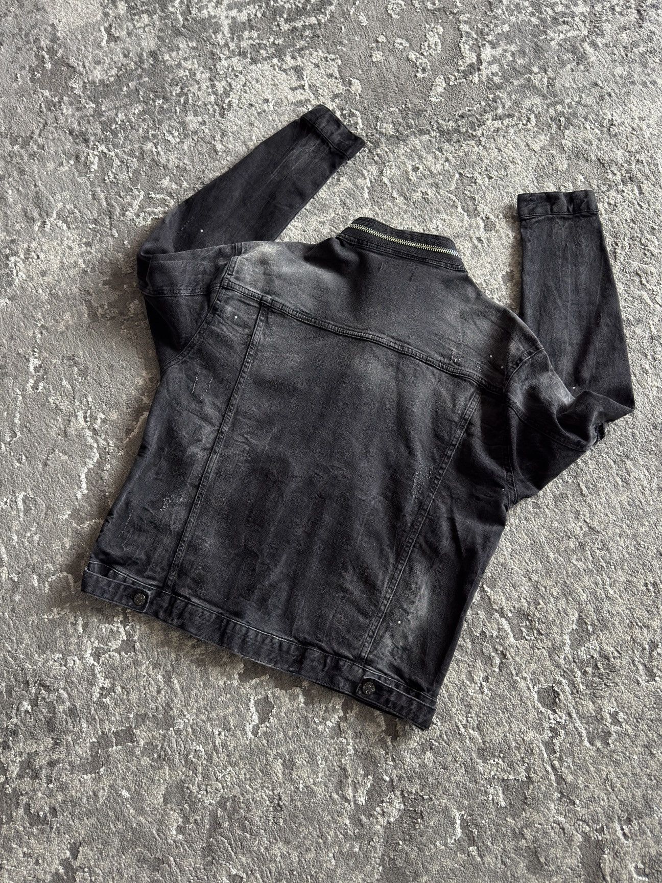 Dsquared2 Dsquared2 Dan Jean Black Denim Jacket Size 54 L Rrp~1050€ Size US L / EU 52-54 / 3 - 3 Thumbnail