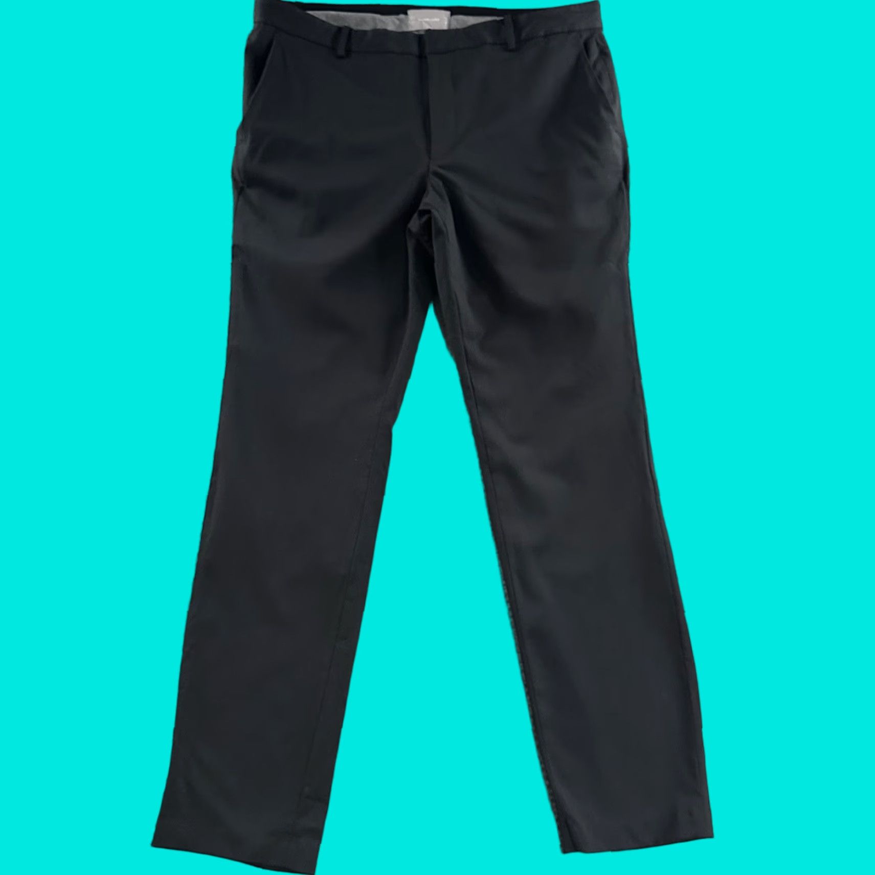 Everlane Everlane Dress Pants Mens Gray 38x34 Wool Blend Straight Front Size US 38 / EU 54 - 1 Thumbnail