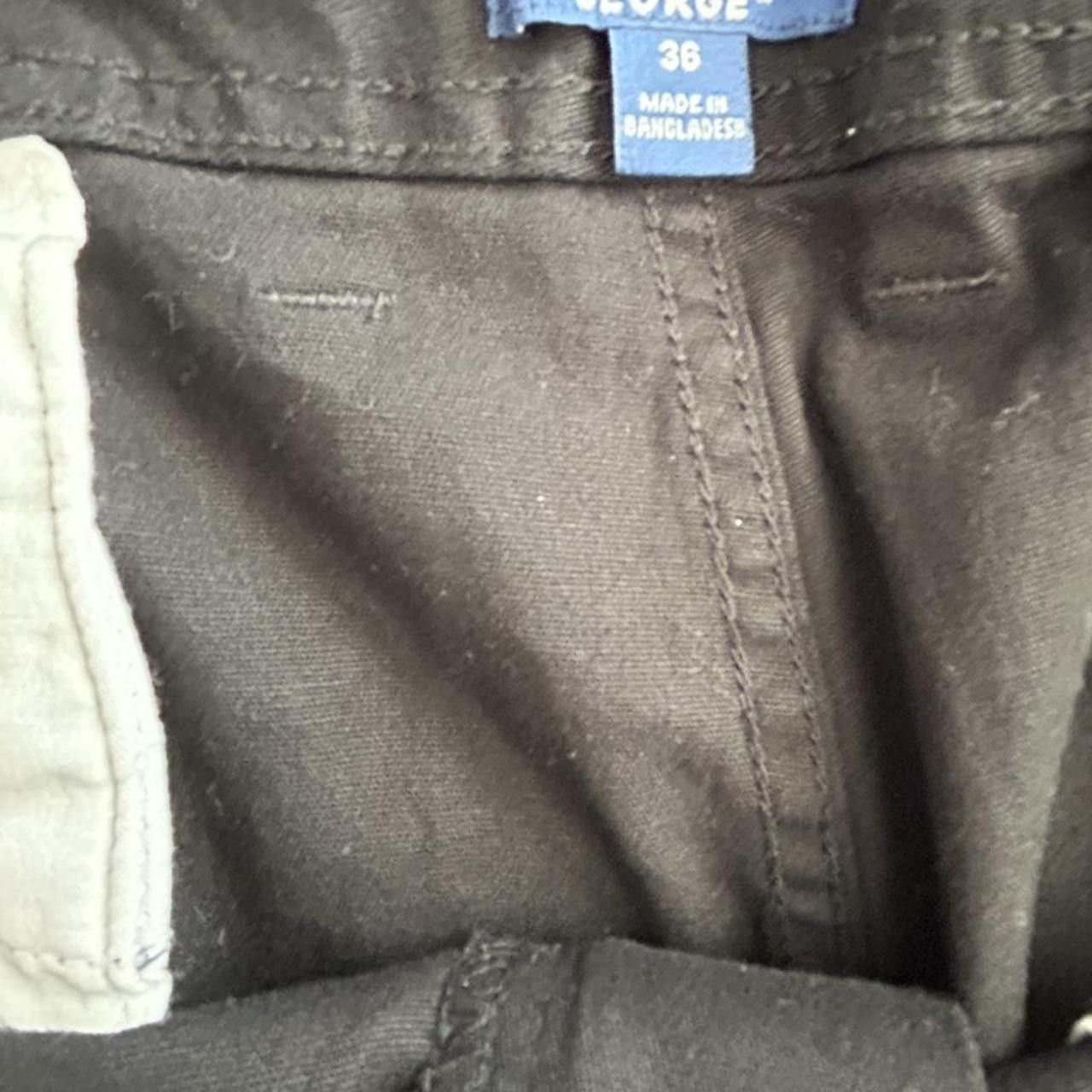 George George Men’s Black Cargo Shorts Utility Size US 36 / EU 52 - 5 Thumbnail