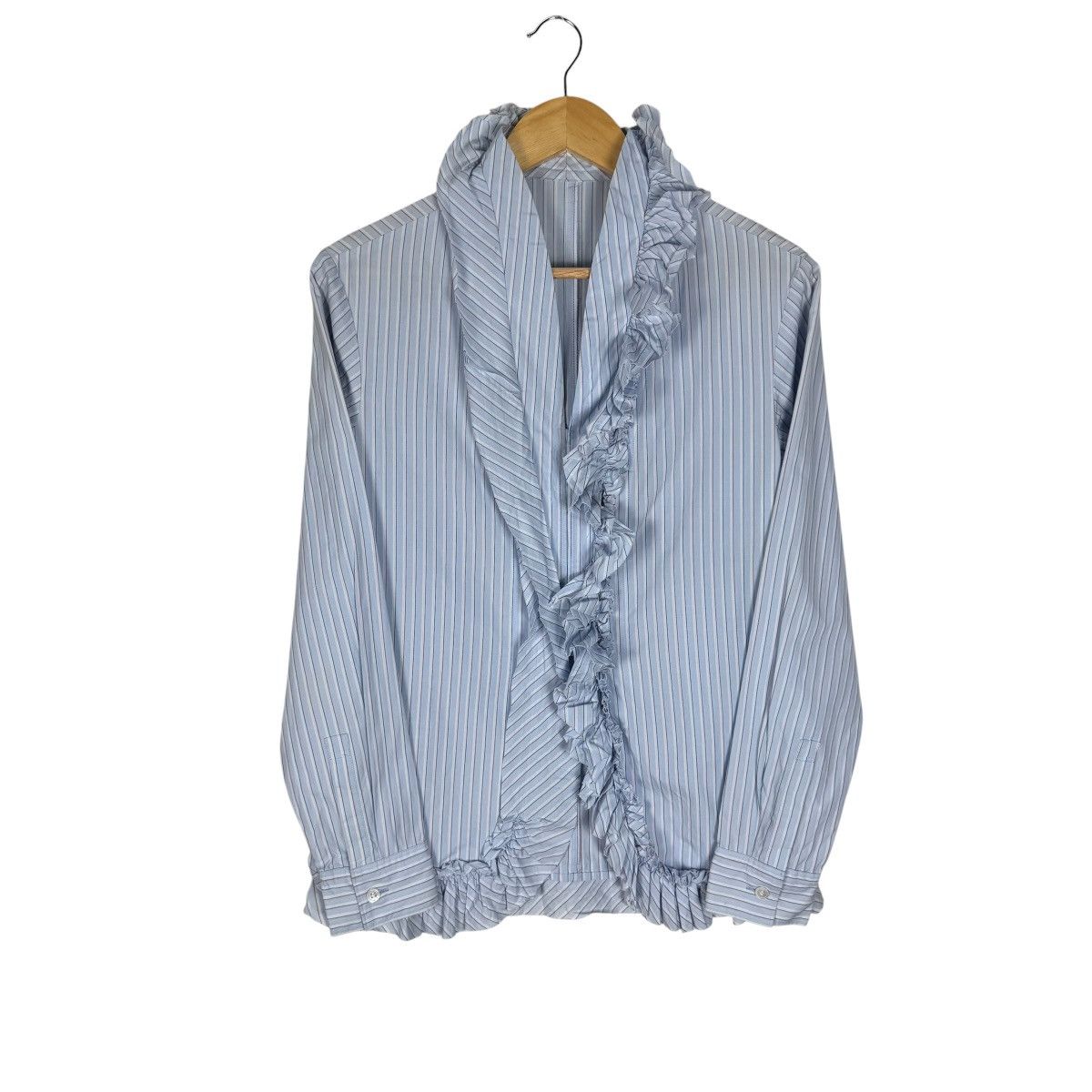 Yohji Yamamoto ☀️YOHJI YAMAMOTO Y’S ASYMMETRIC STRIPED SHIRTS Size M / US 6-8 / IT 42-44 - 1 Thumbnail