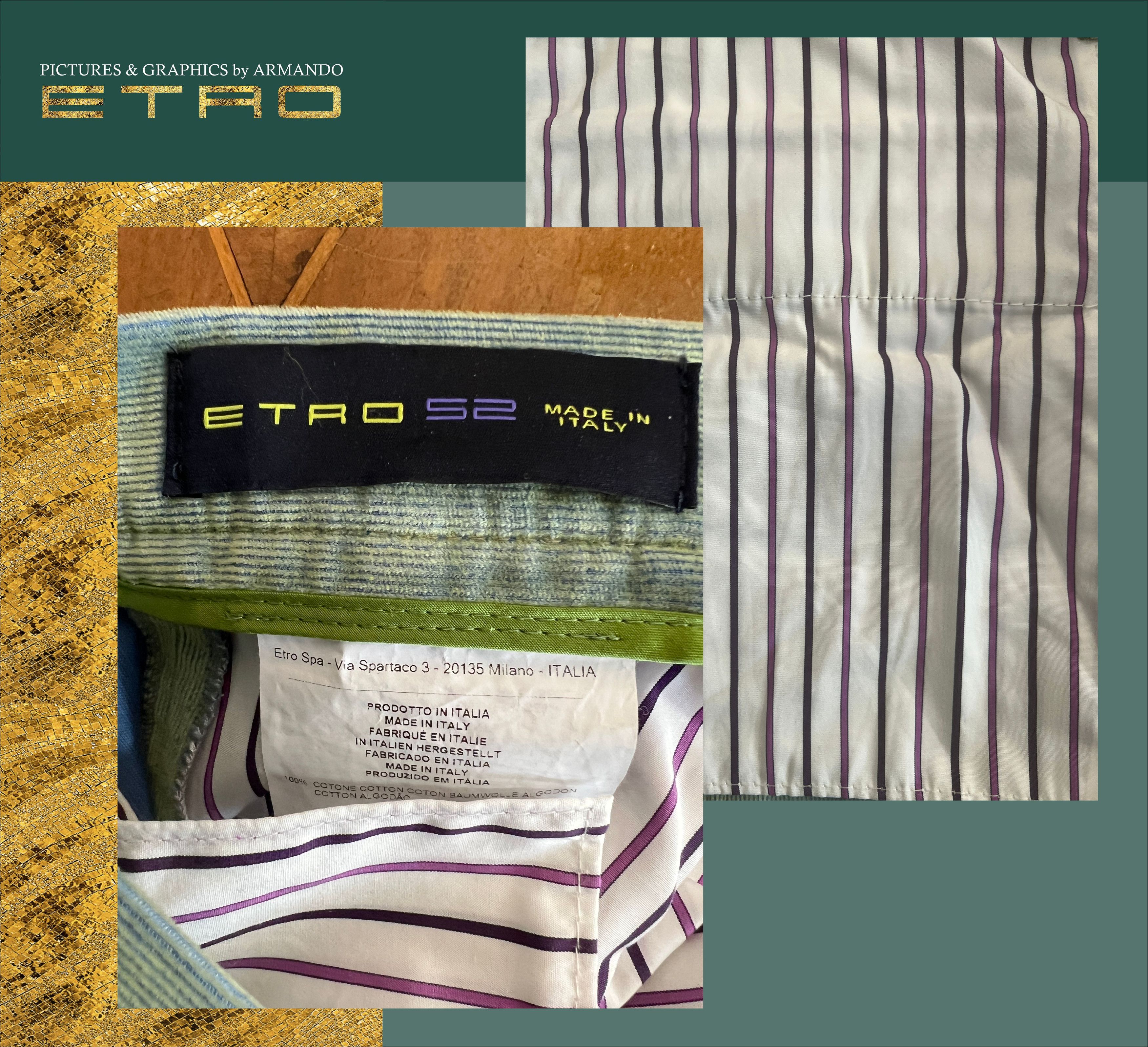 Etro Velvet pants Size US 36 / EU 52 - 6 Thumbnail