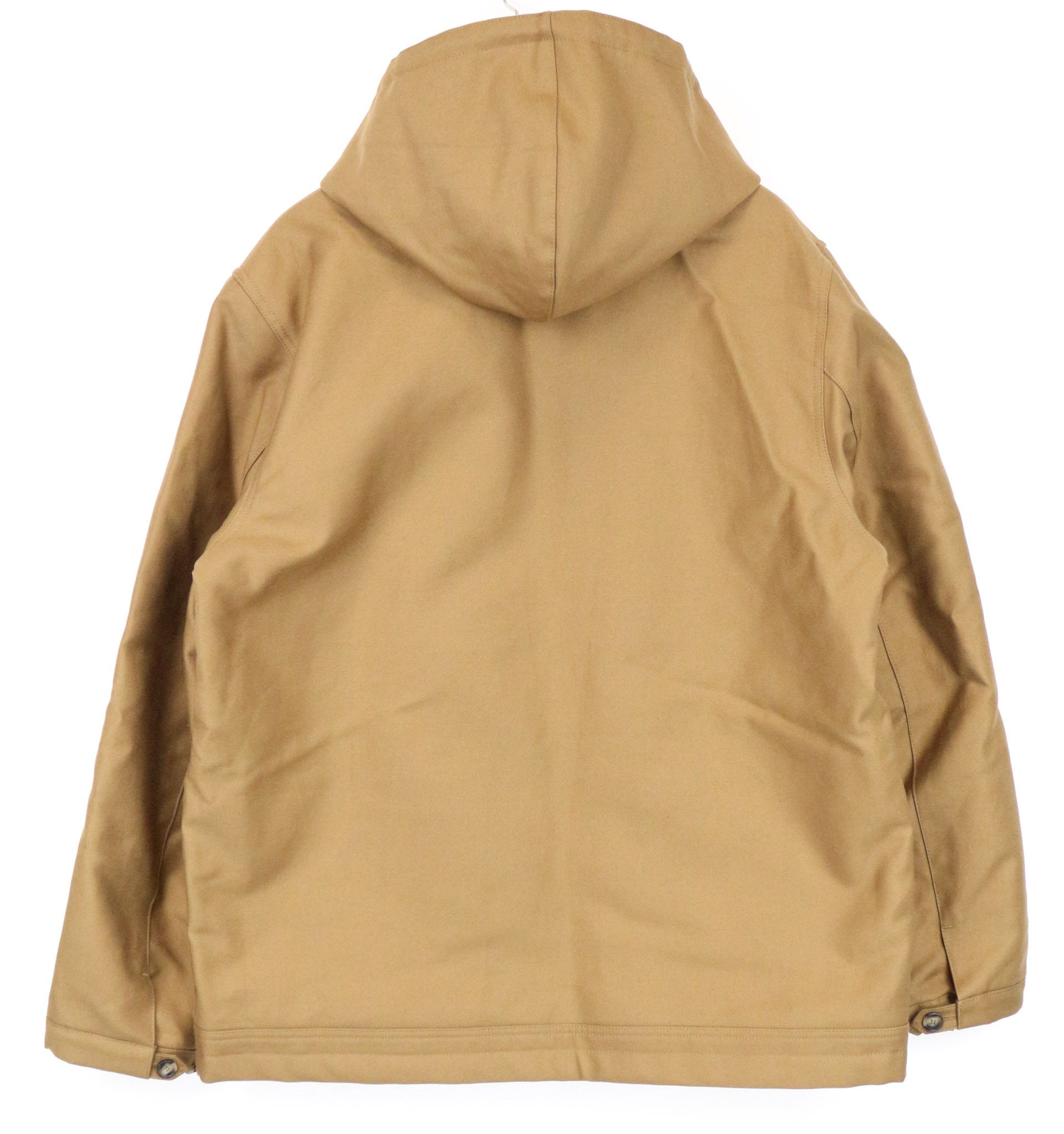 Sandro 2XL Light Brown Hooded Cotton Parka Jacket 74377 Size US XXL / EU 58 / 5 - 2 Thumbnail