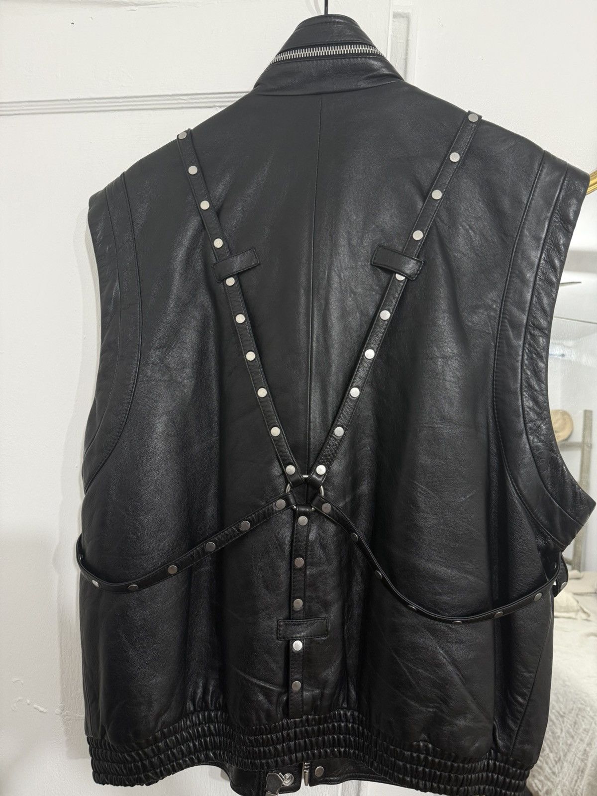 Celine Cosmic Cruiser Biker Vest *Rare* Size US L / EU 52-54 / 3 - 9 Thumbnail