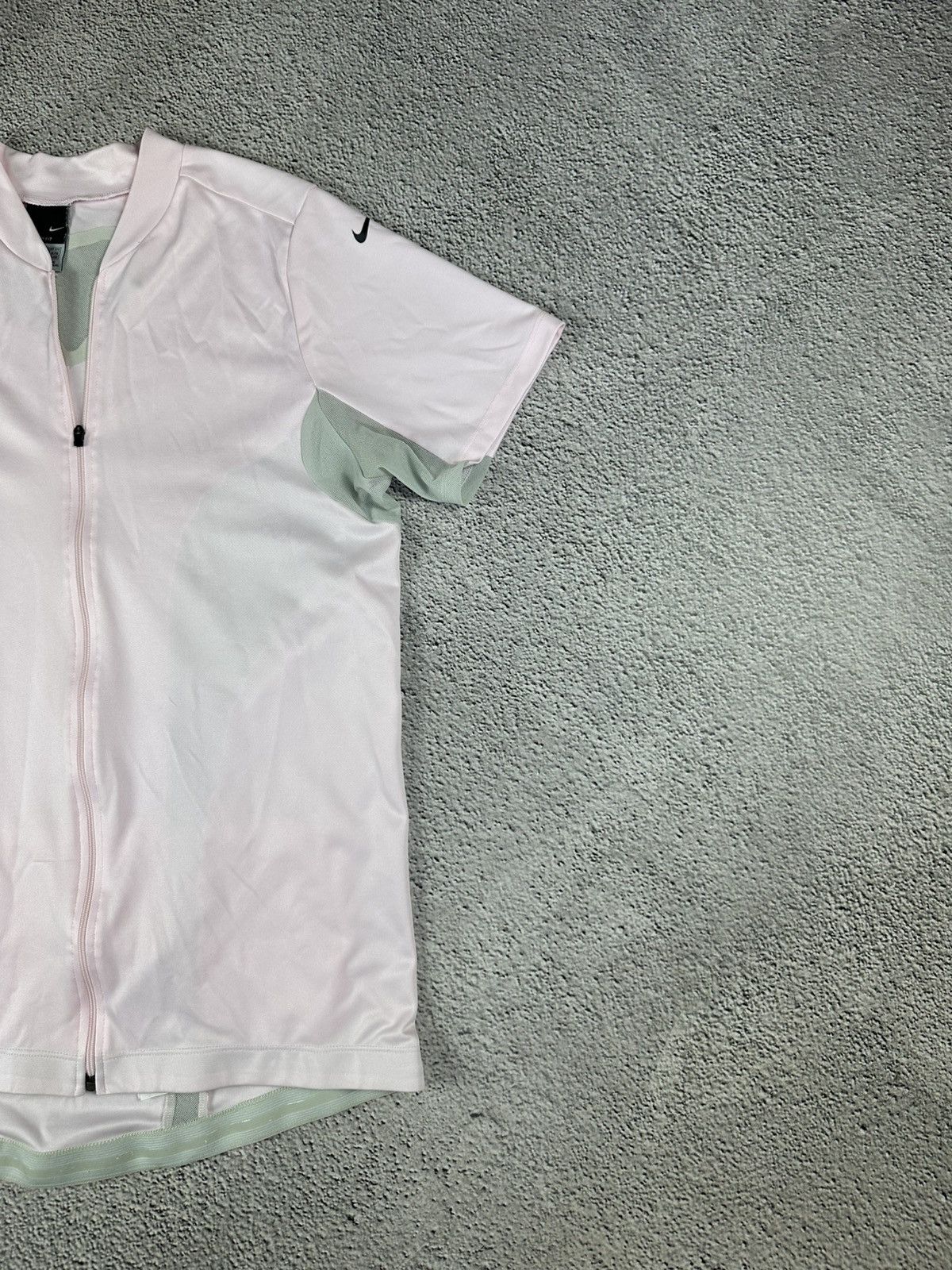 Nike × Vintage Nike Dri-FIT Cycling Jersey Pink Full Zip XL Portugal Size US XL / EU 56 / 4 - 5 Thumbnail