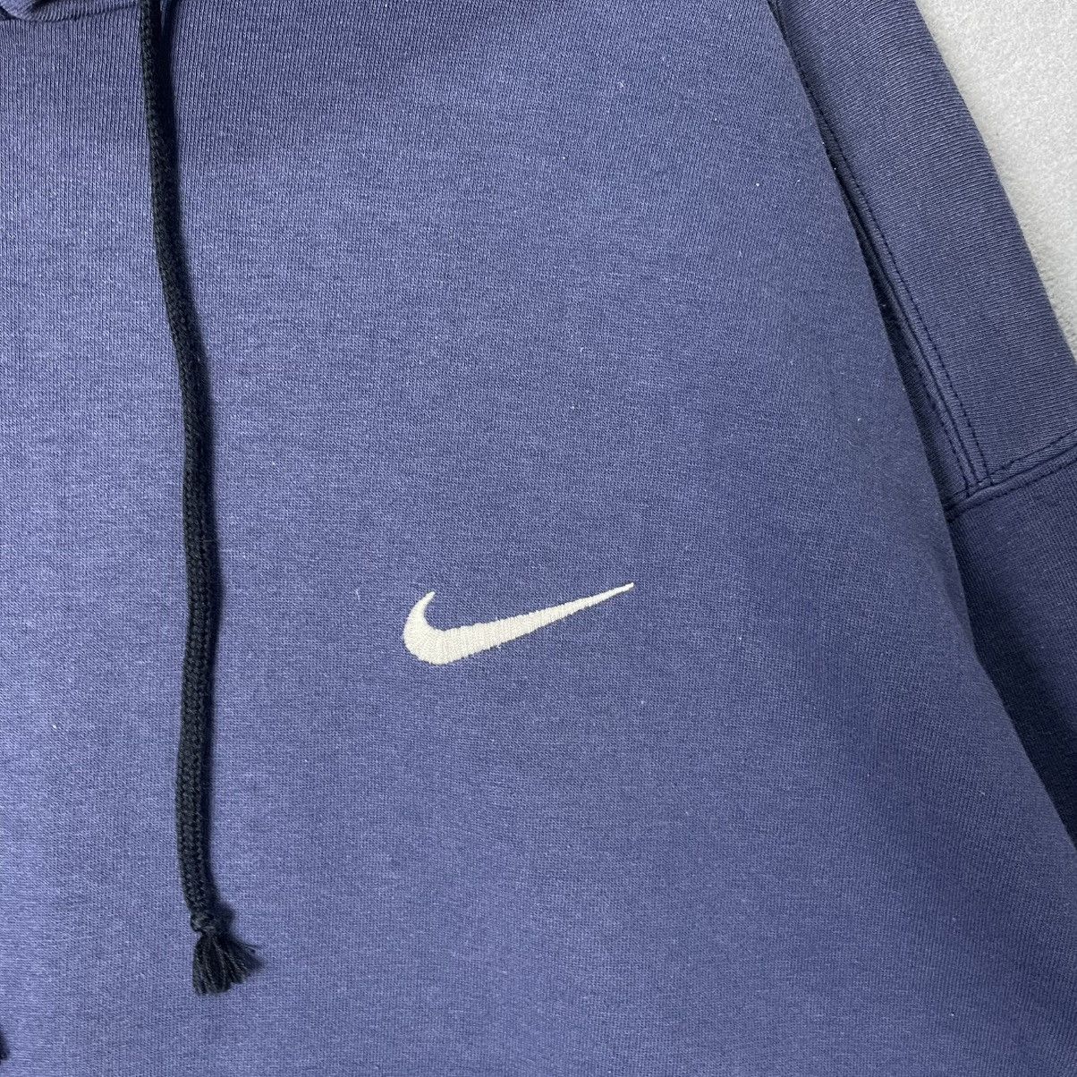 Nike 90s Nike Mini Swoosh Hoodie Navy (XL) Size US L / EU 52-54 / 3 - 3 Thumbnail